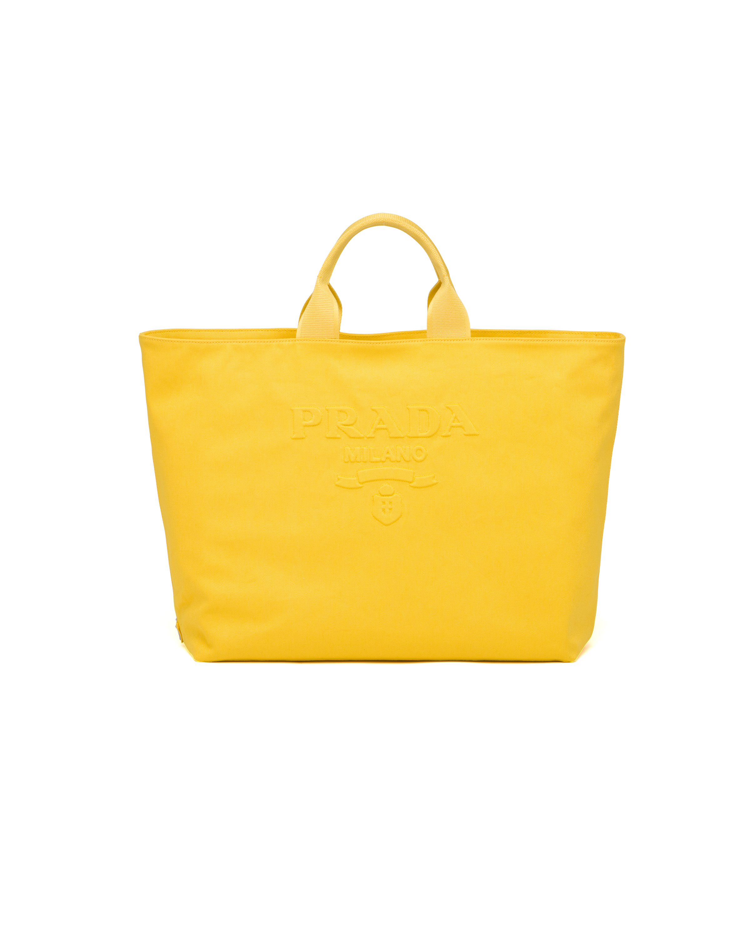 プラダ メンズ ナイロン レザー トートバッグ Prada