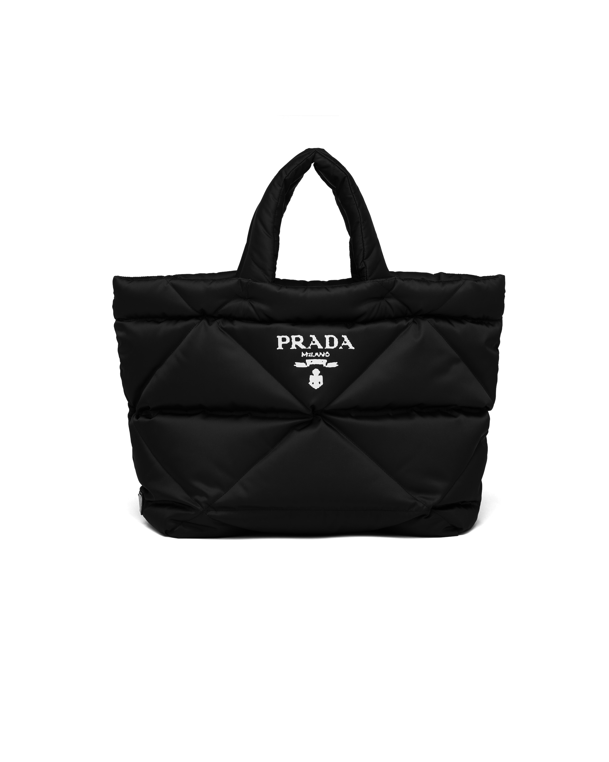 Black Padded Re-Nylon tote bag | Prada