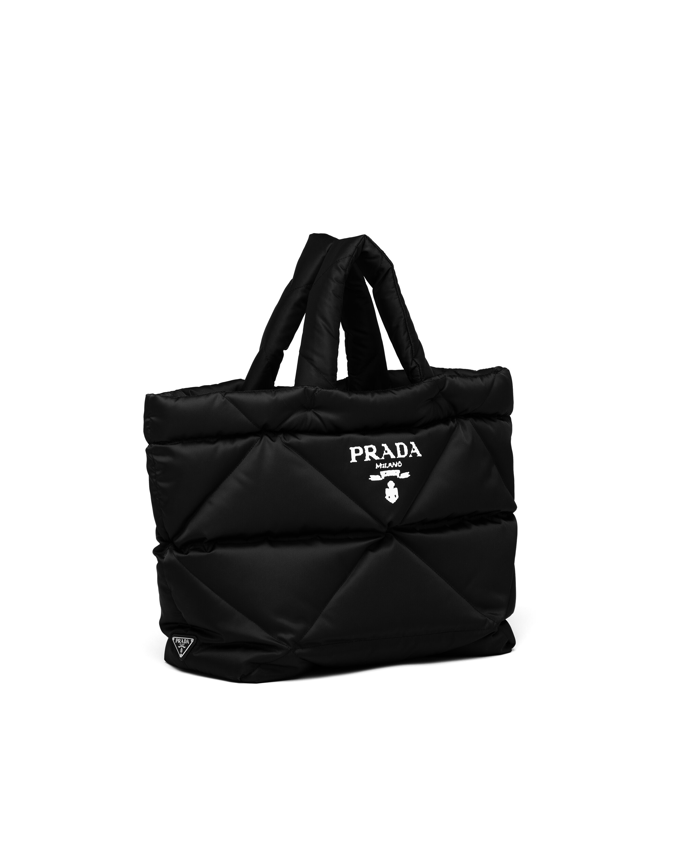 Black Padded ReNylon tote bag Prada