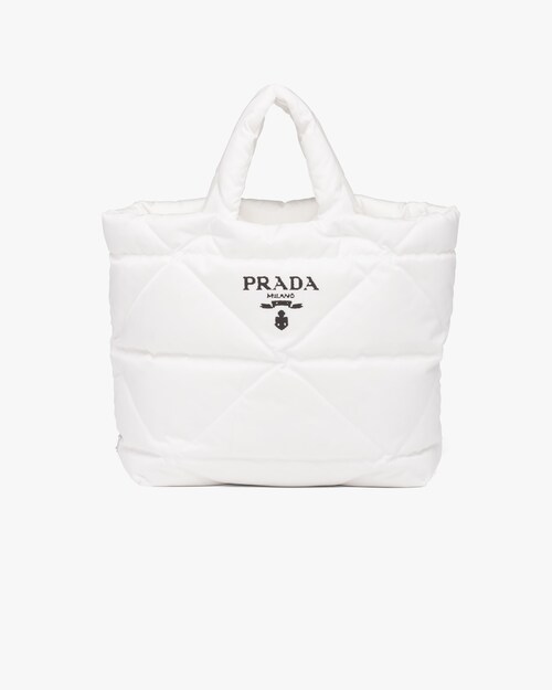 prada white nylon bag