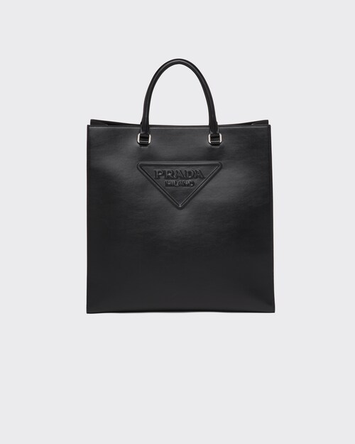 Prada concept leather tote Clearance