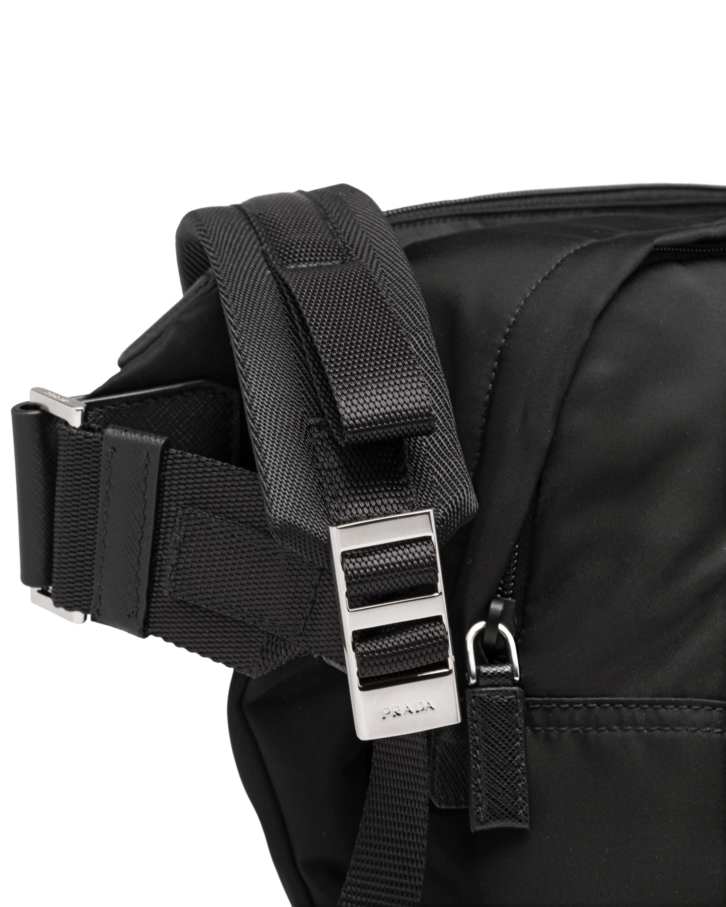 Black Nylon CrossBody Bag Prada