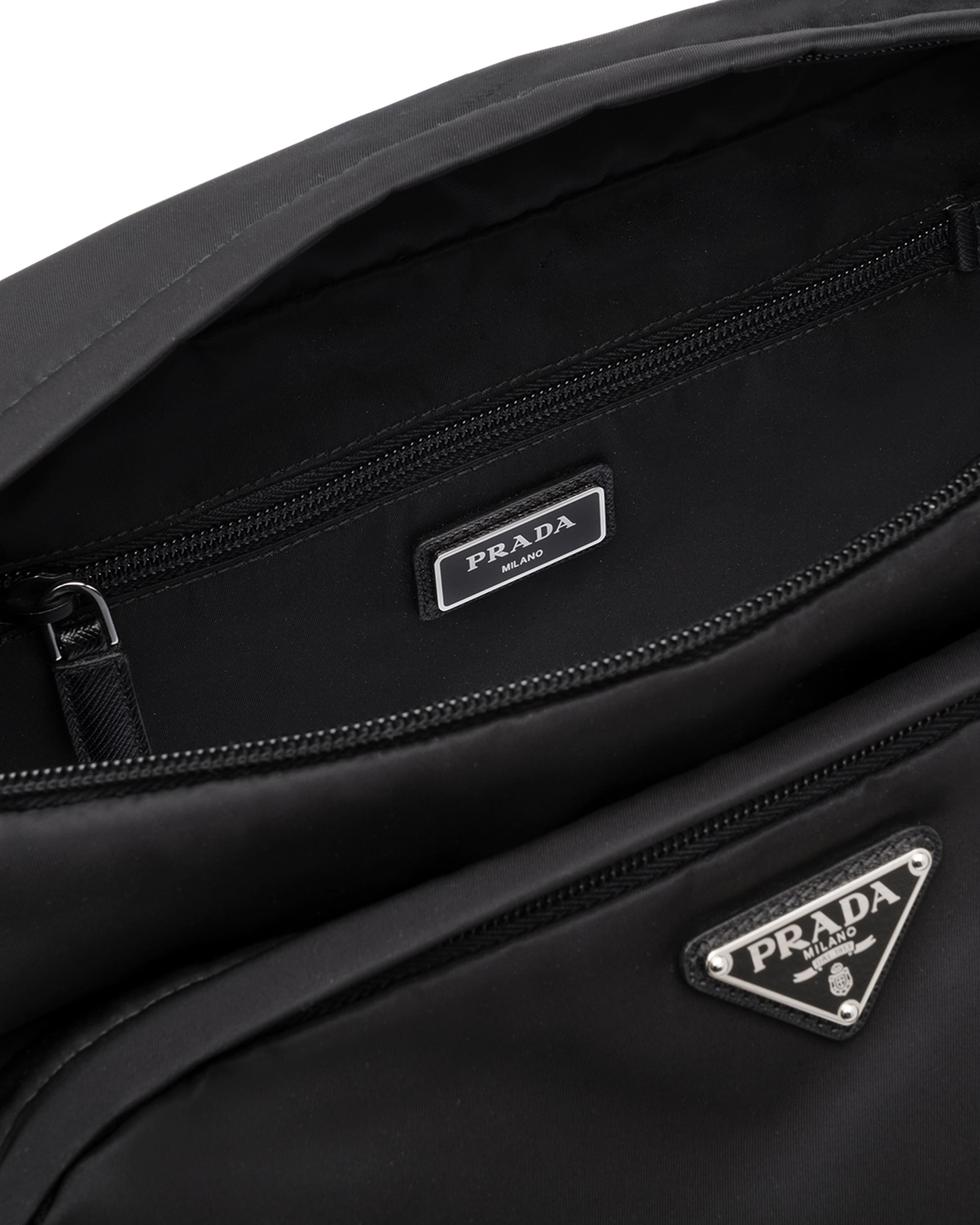 Black Nylon CrossBody Bag Prada