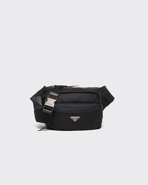 Prada Re-Nylon and leather shoulder bag 1