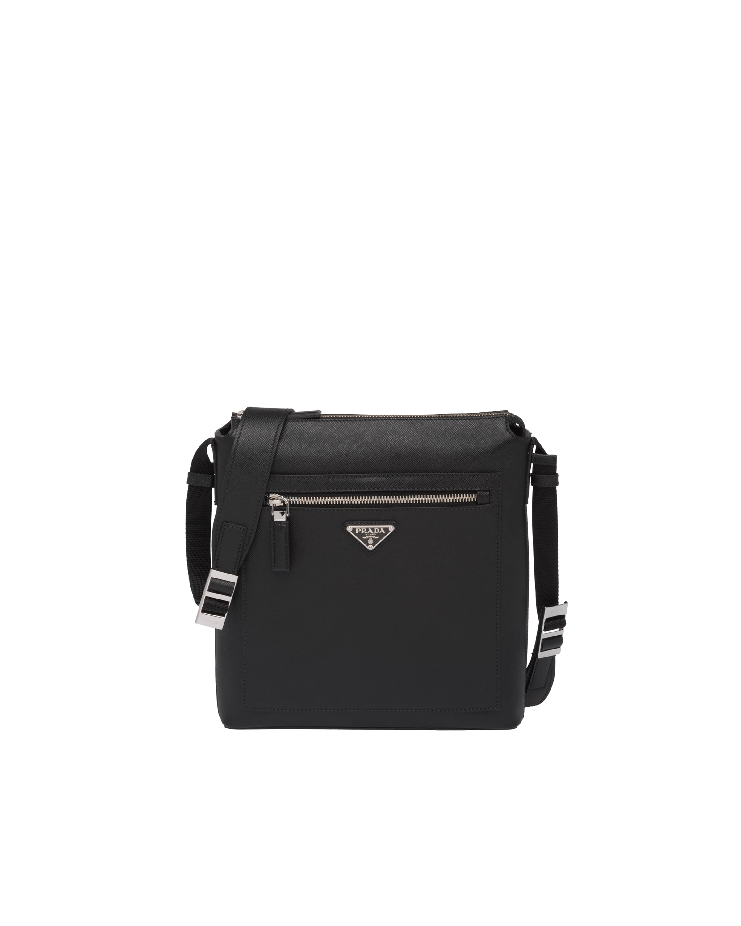 Black Saffiano Leather CrossBody Bag Prada