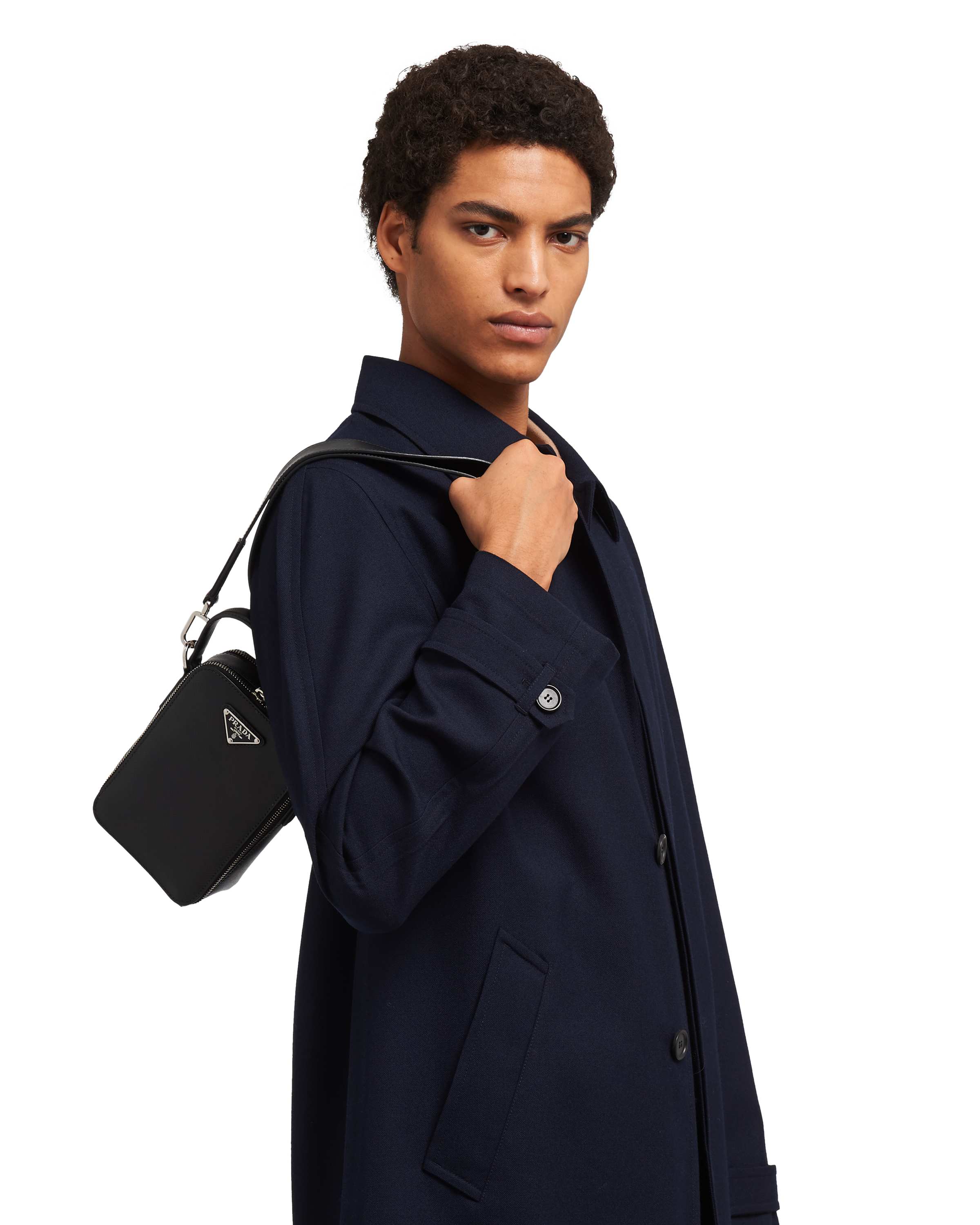 saffiano leather bandoleer bag