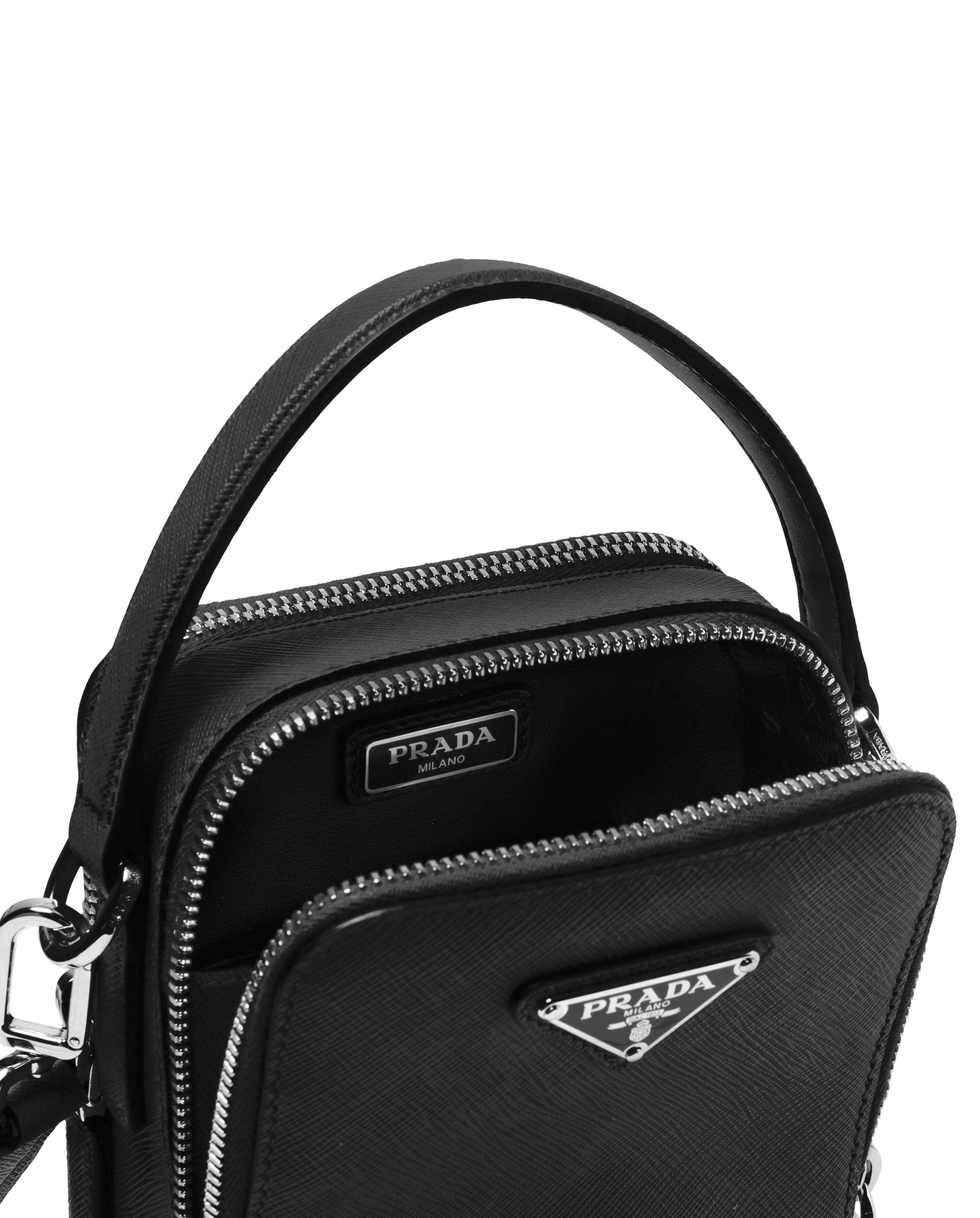 prada saffiano bandoleer bag