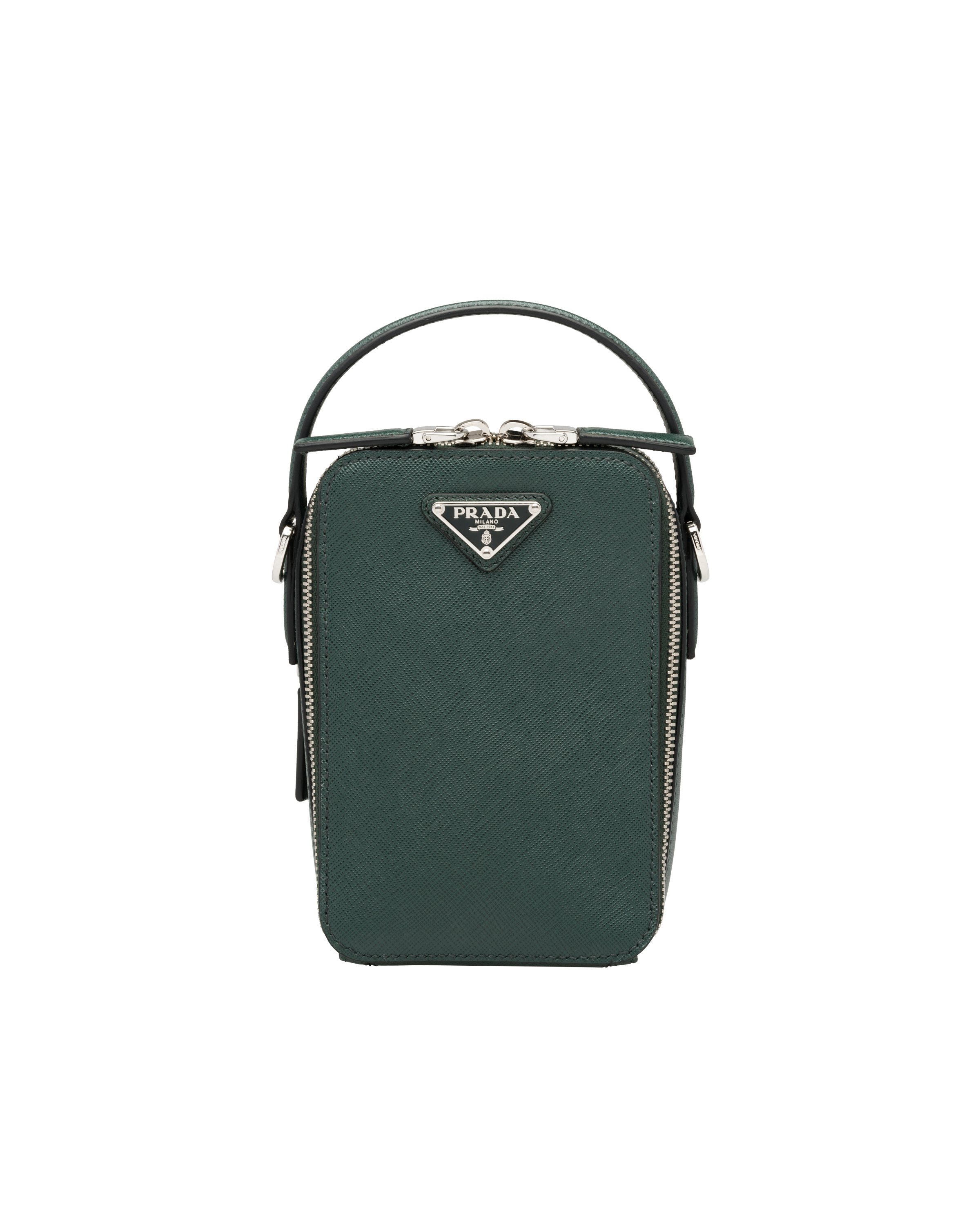 saffiano leather bandoleer bag