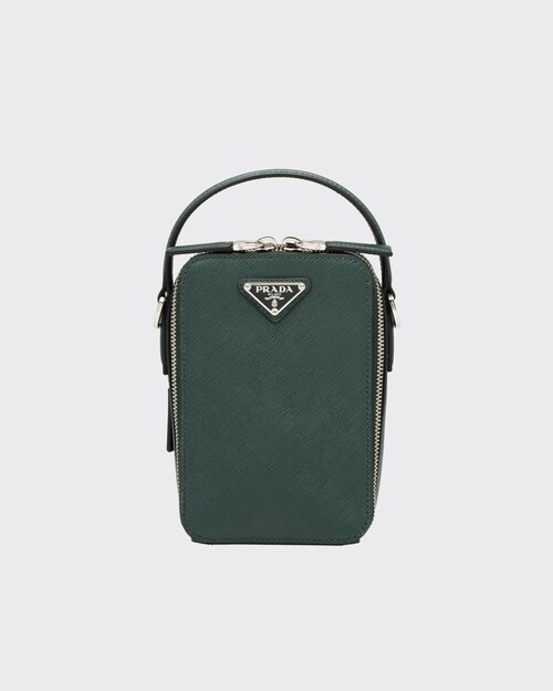 Prada saffiano leather bandoleer bag clearance