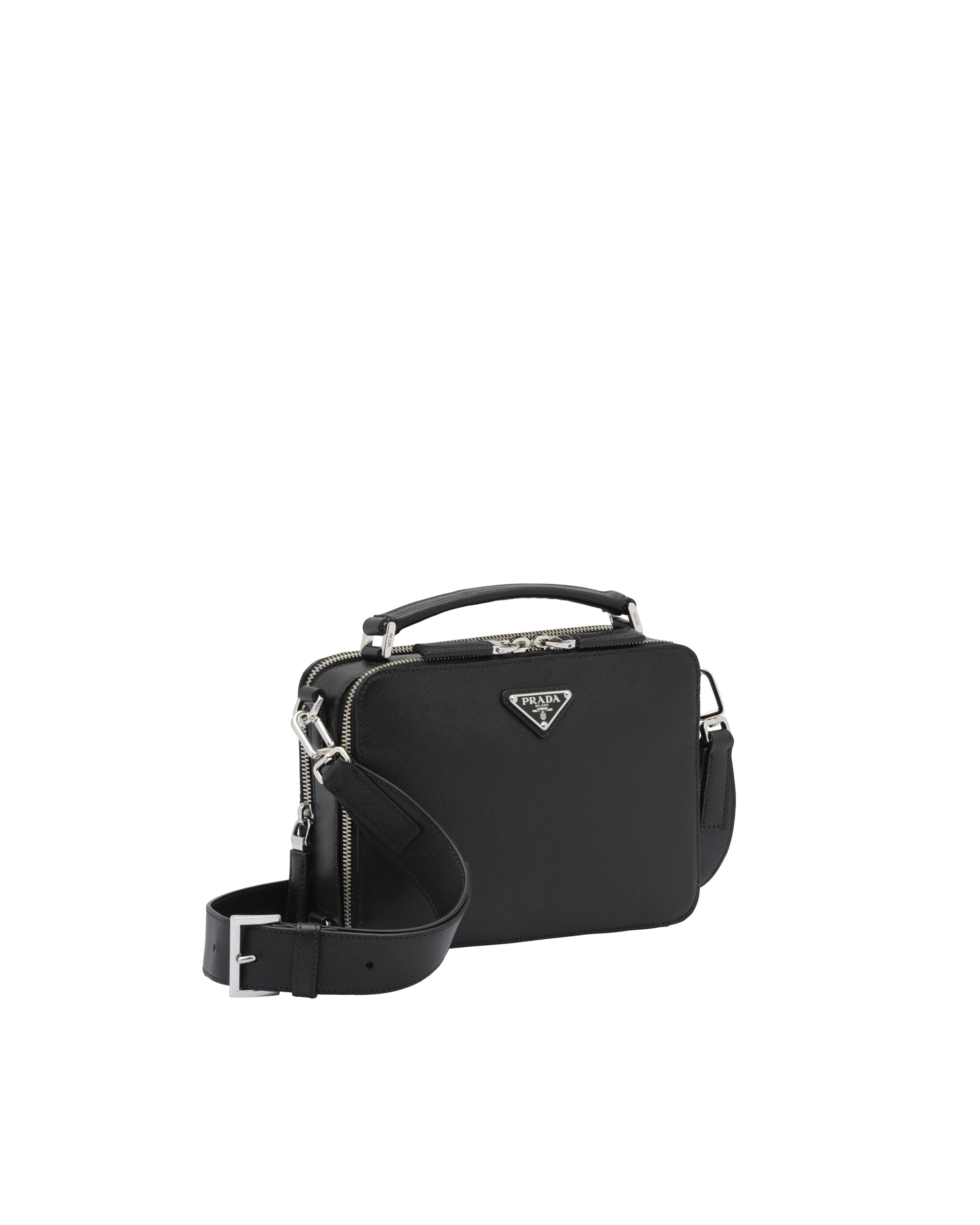 Prada Brique Saffiano Leather CrossBody Bag Prada