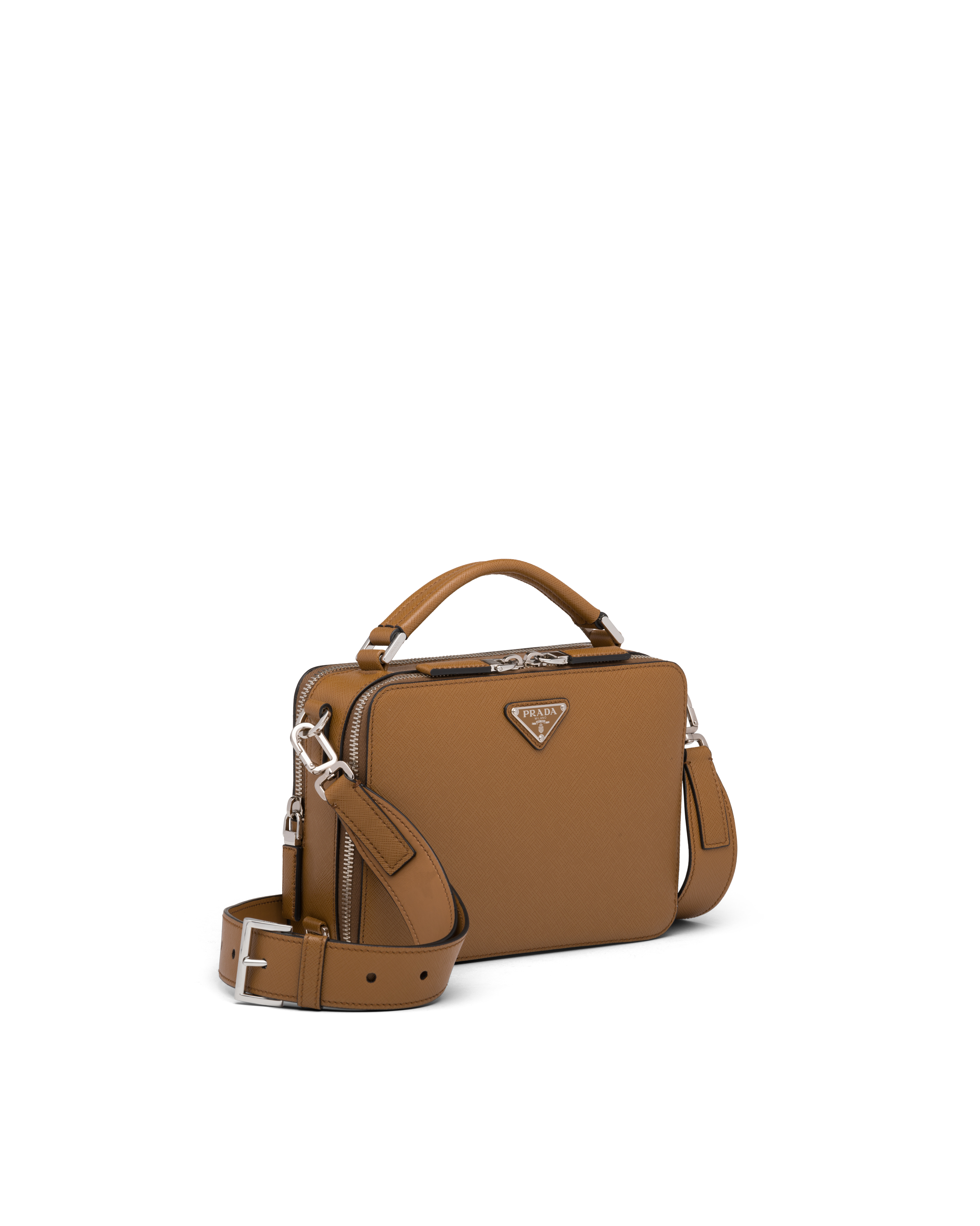 prada brique saffiano leather
