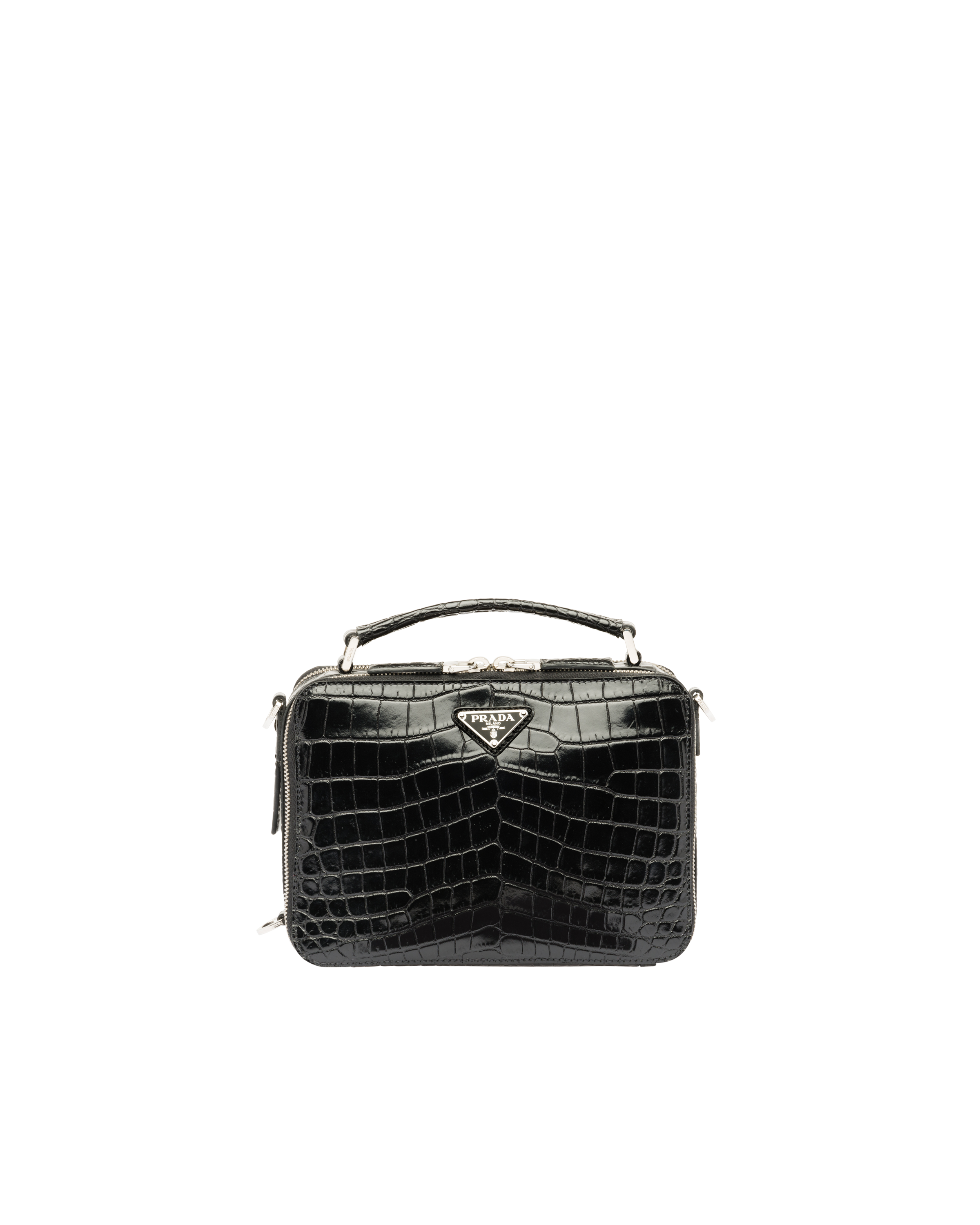 Crocodile bandoleer bag | Prada