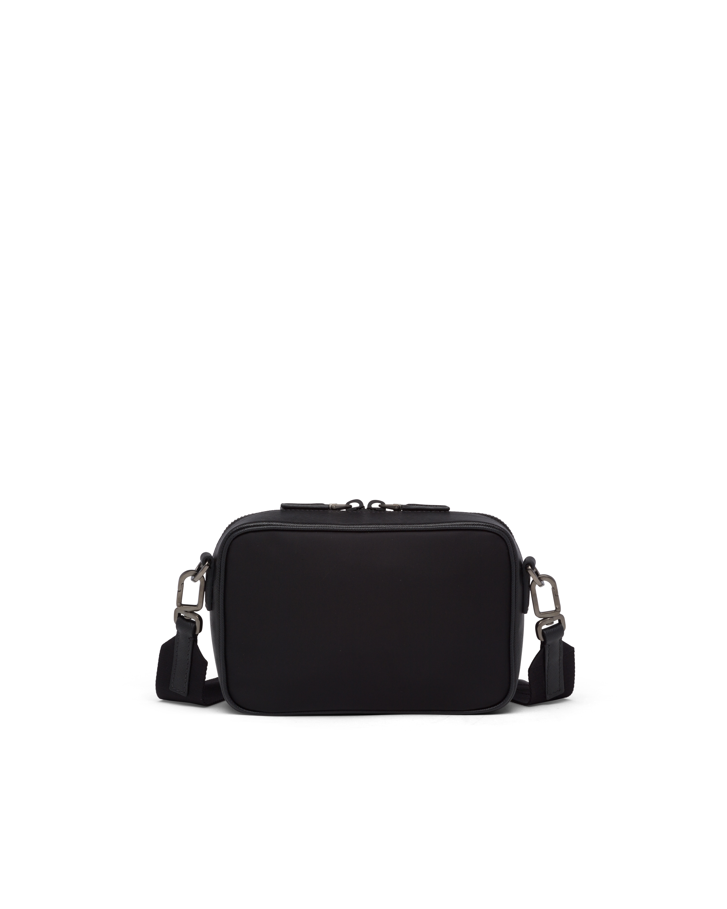 Black Prada Brique ReNylon and Saffiano leather bag Prada