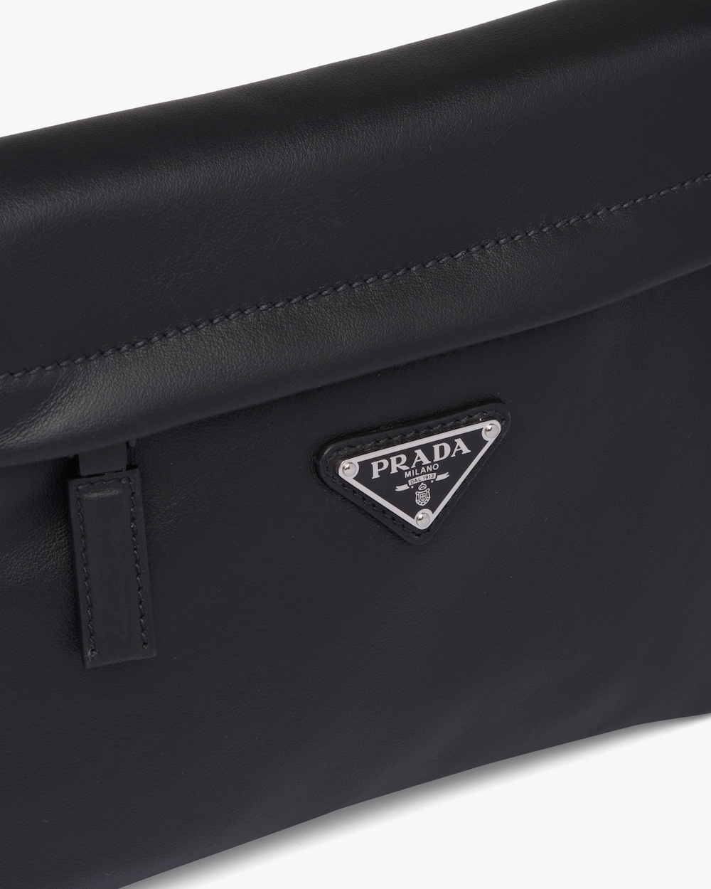 prada leather clutch