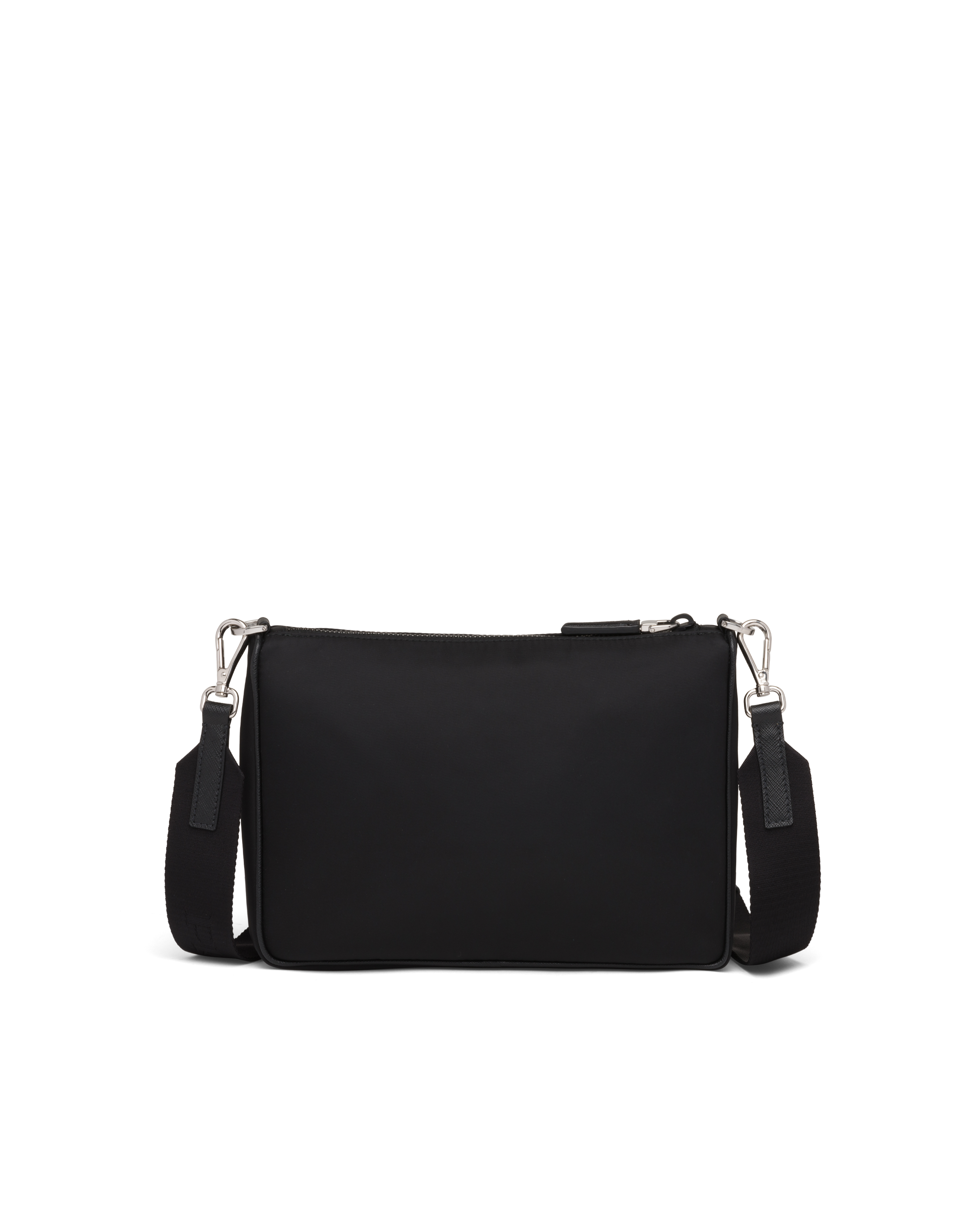 Black ReNylon and Saffiano leather shoulder bag Prada