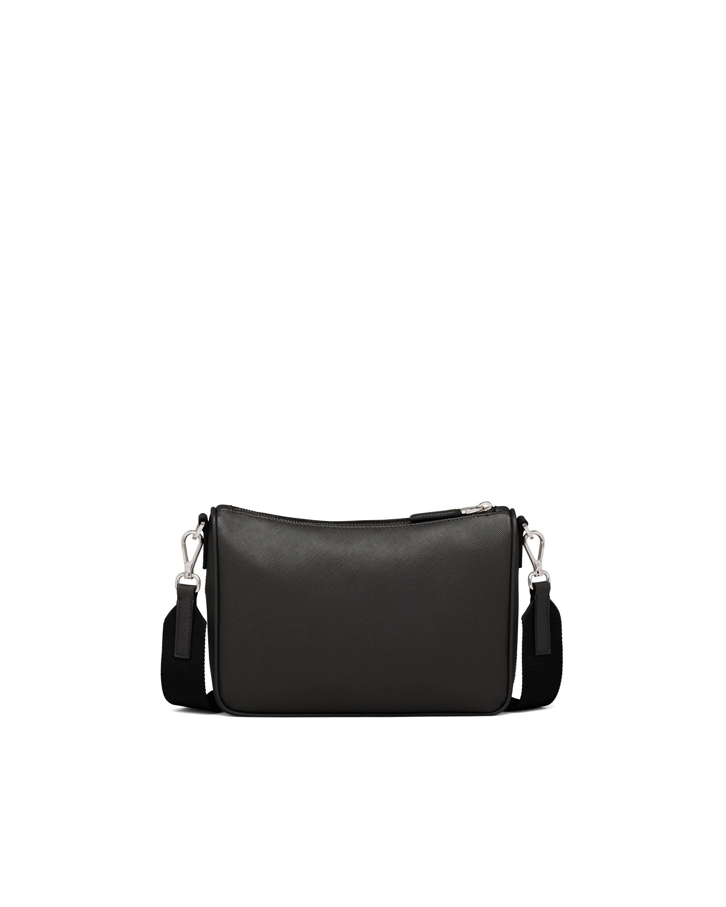 Black Saffiano leather shoulder bag Prada