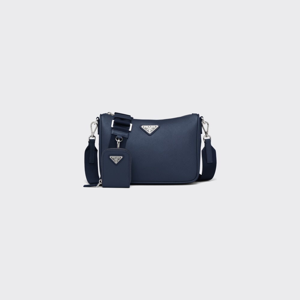 Prada Saffiano 皮革单肩包 1