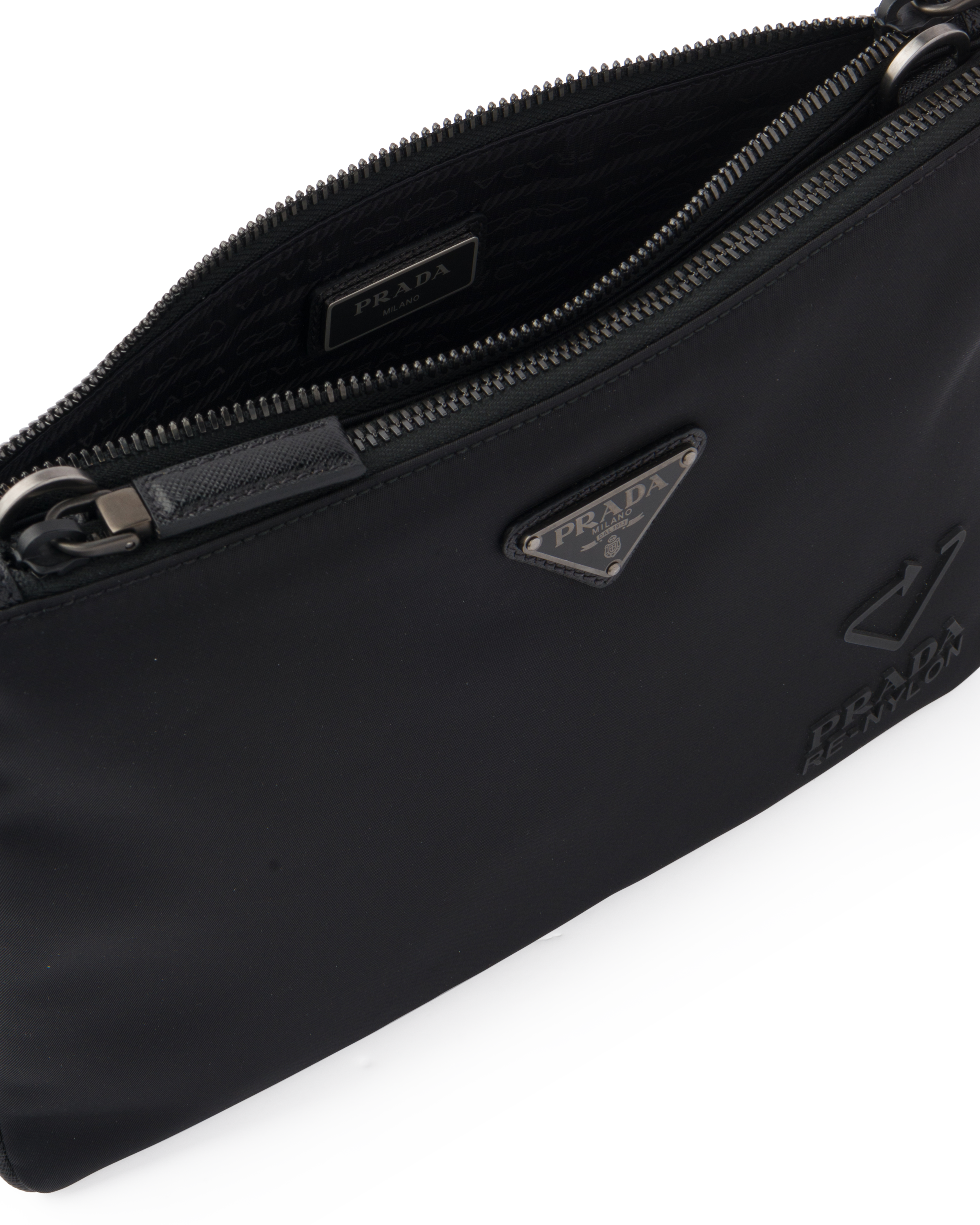 prada small logo pouch