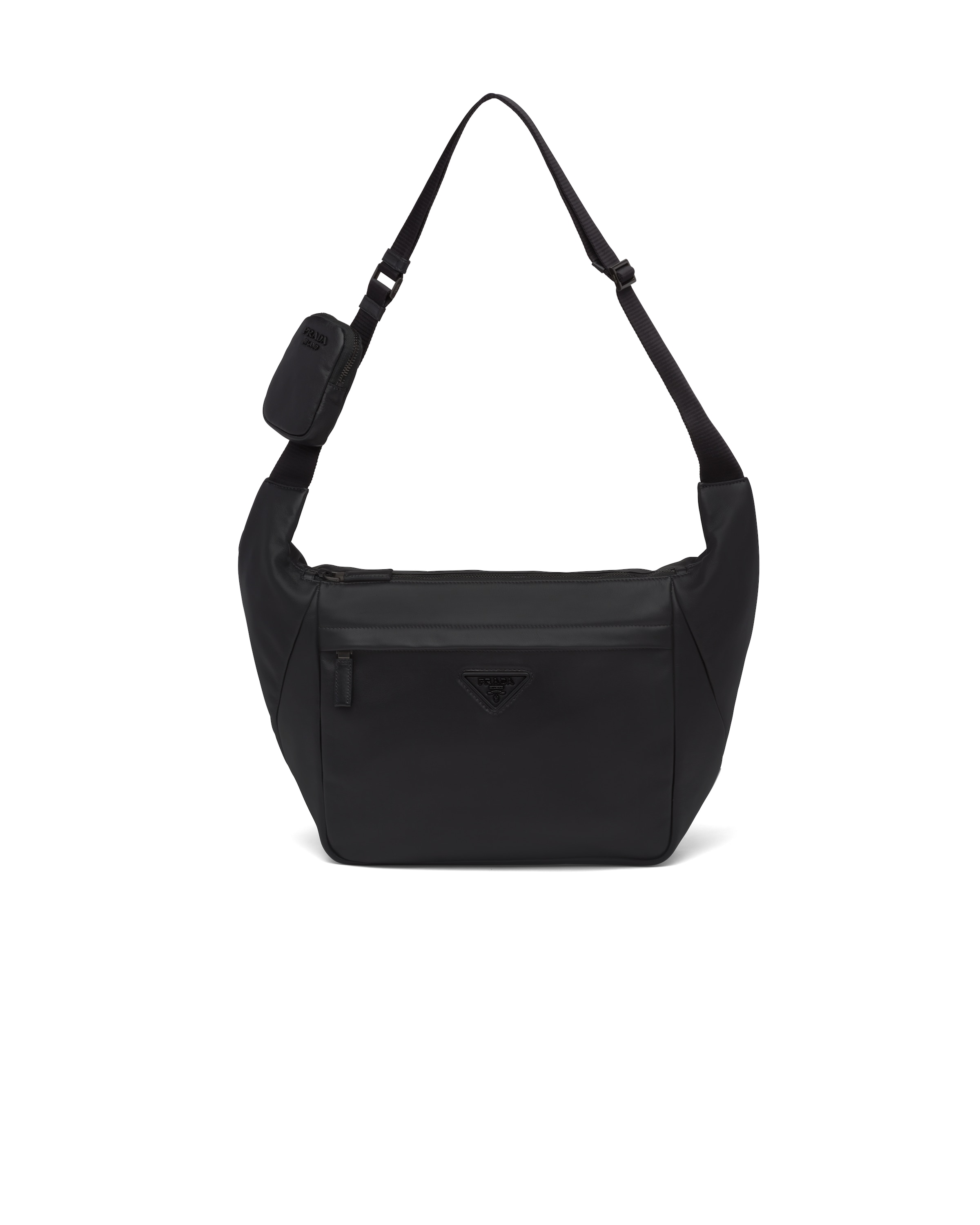 Black Leather shoulder bag Prada