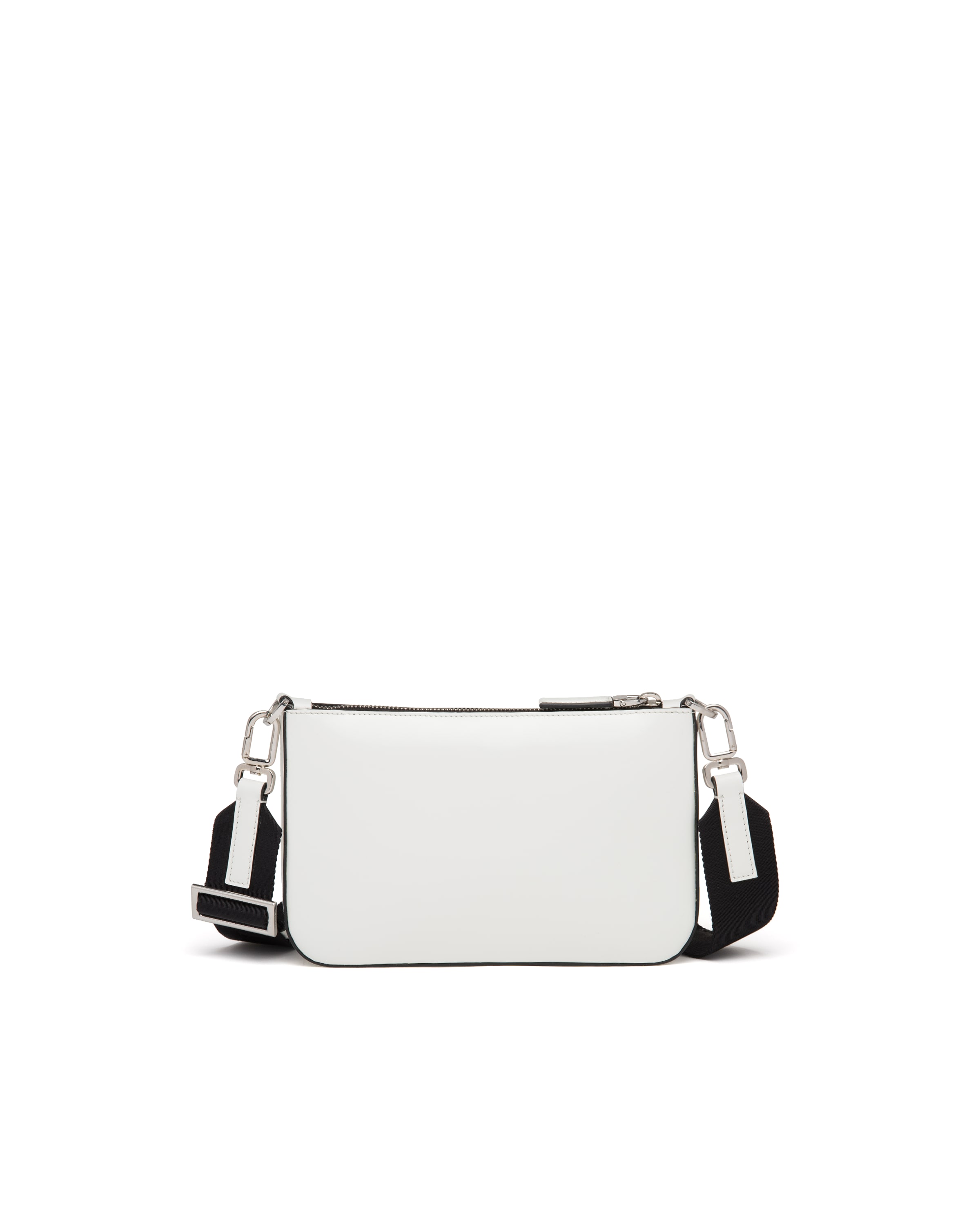Brushed leather shoulder bag Prada