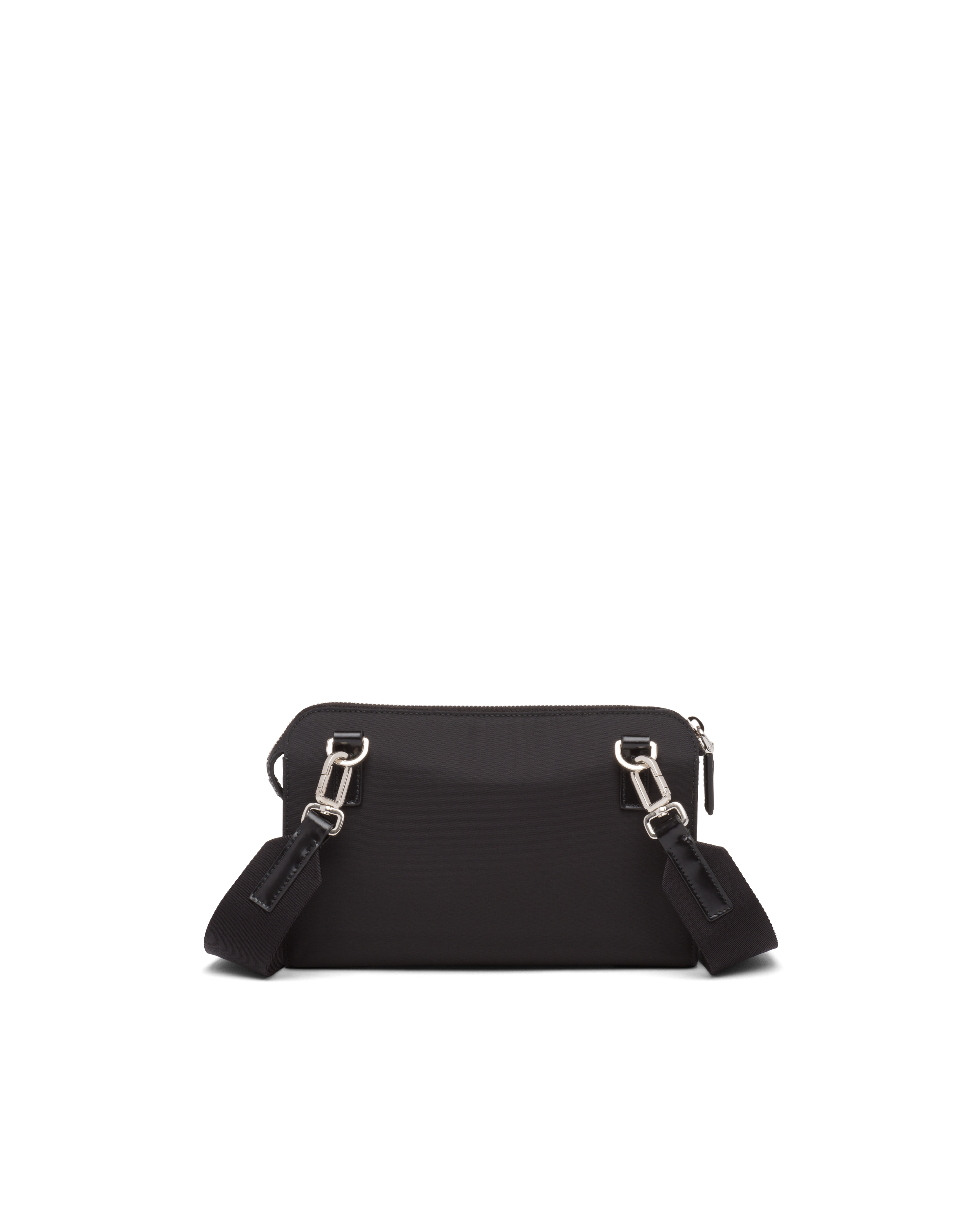 Prada حقيبة كتف من الجلد وقماش Re\u002DNylon 4