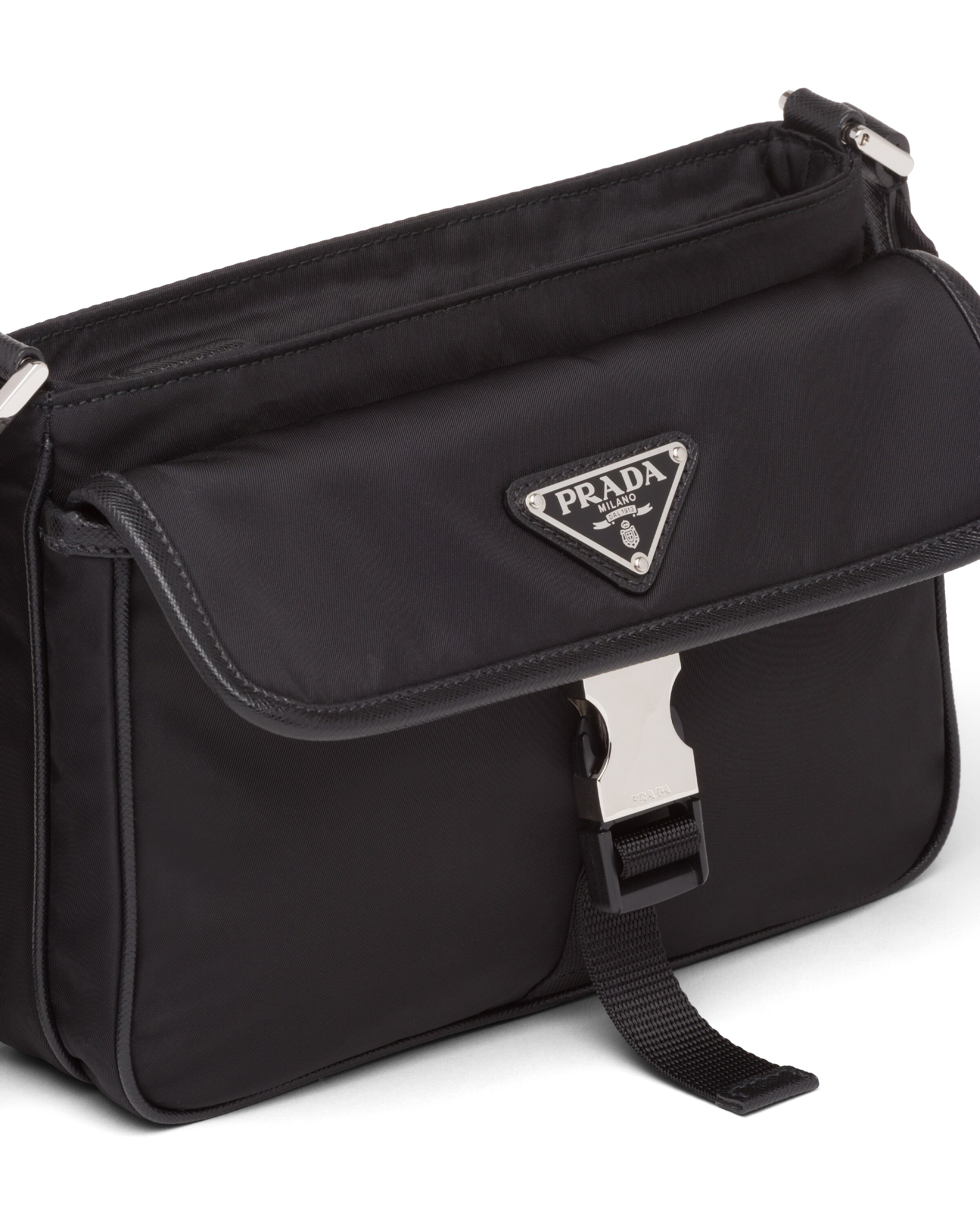 ReNylon and Saffiano leather shoulder bag Prada