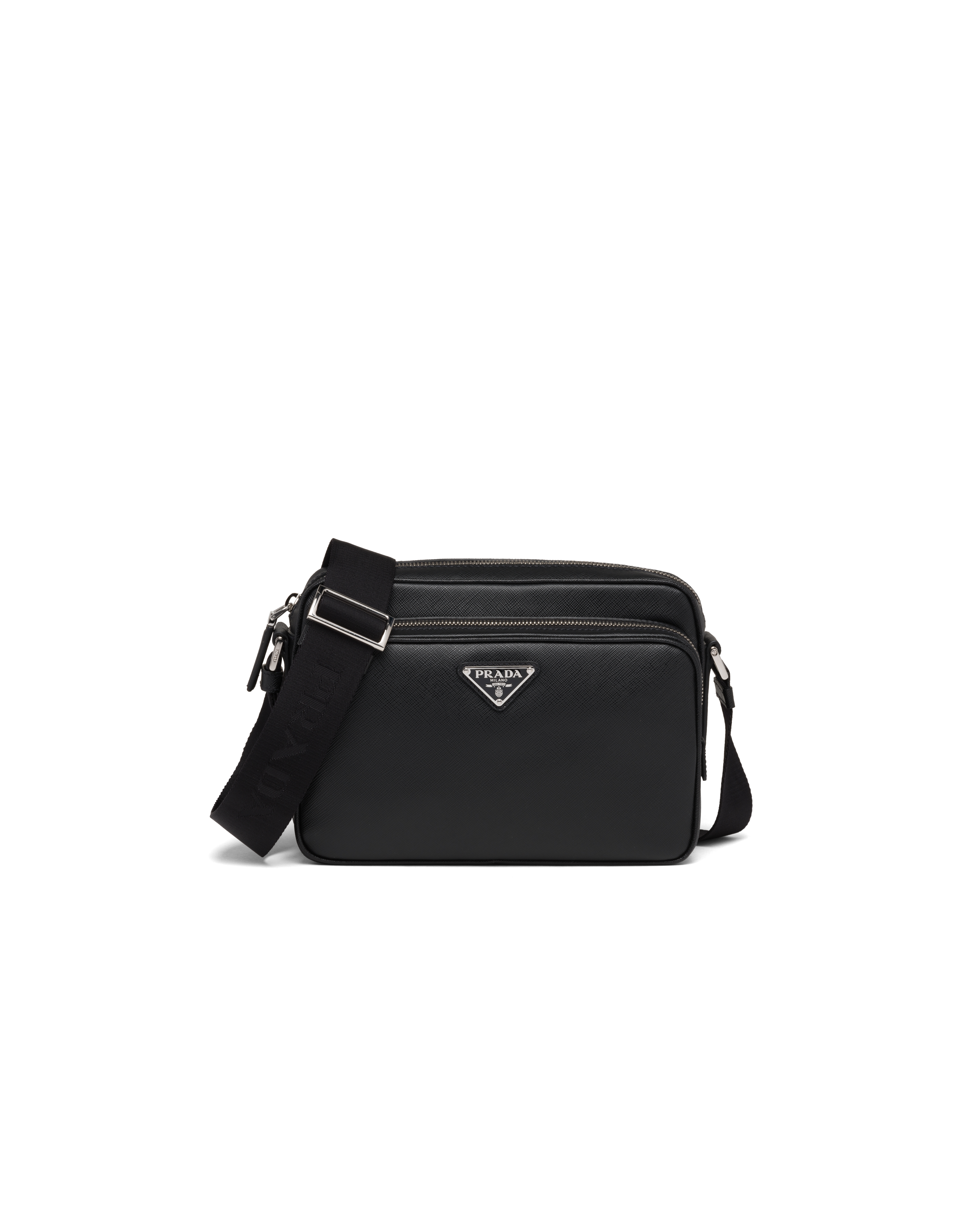 Prada tessuto saffiano messenger bag clearance