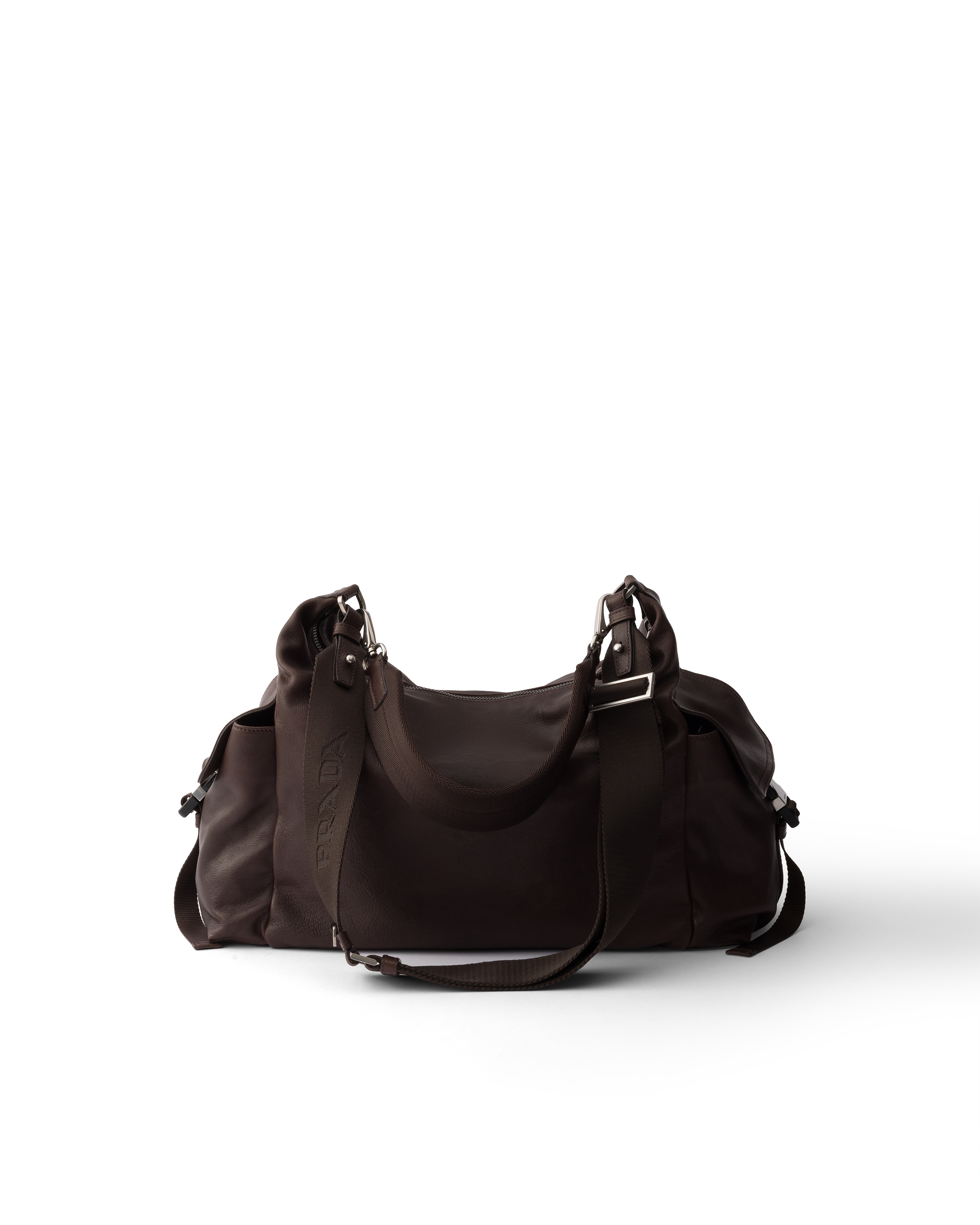 Prada Explore Leather Shoulder Bag