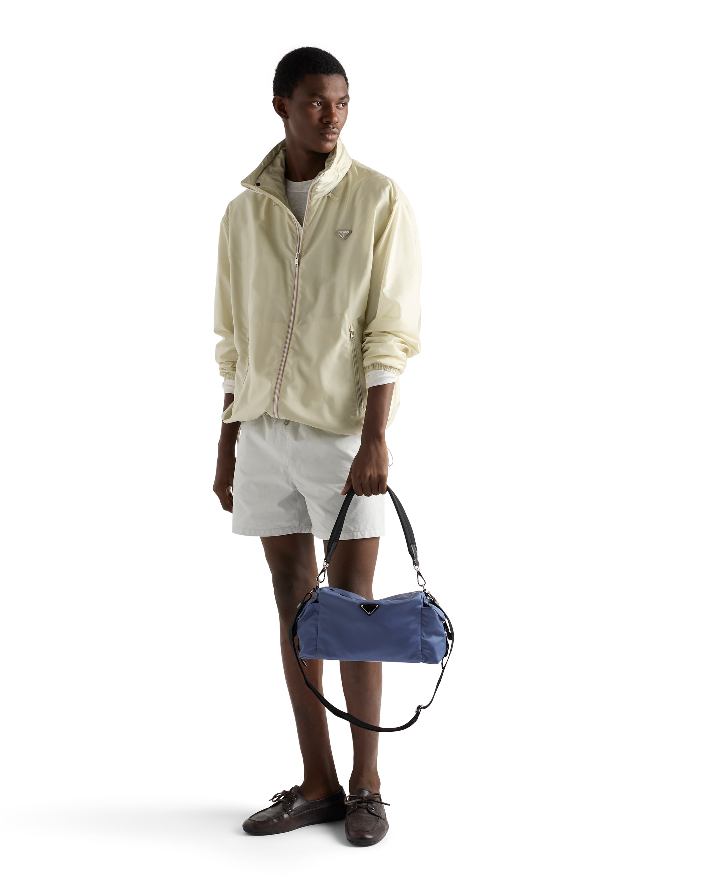 Prada Explore Re-nylon And Leather Bag