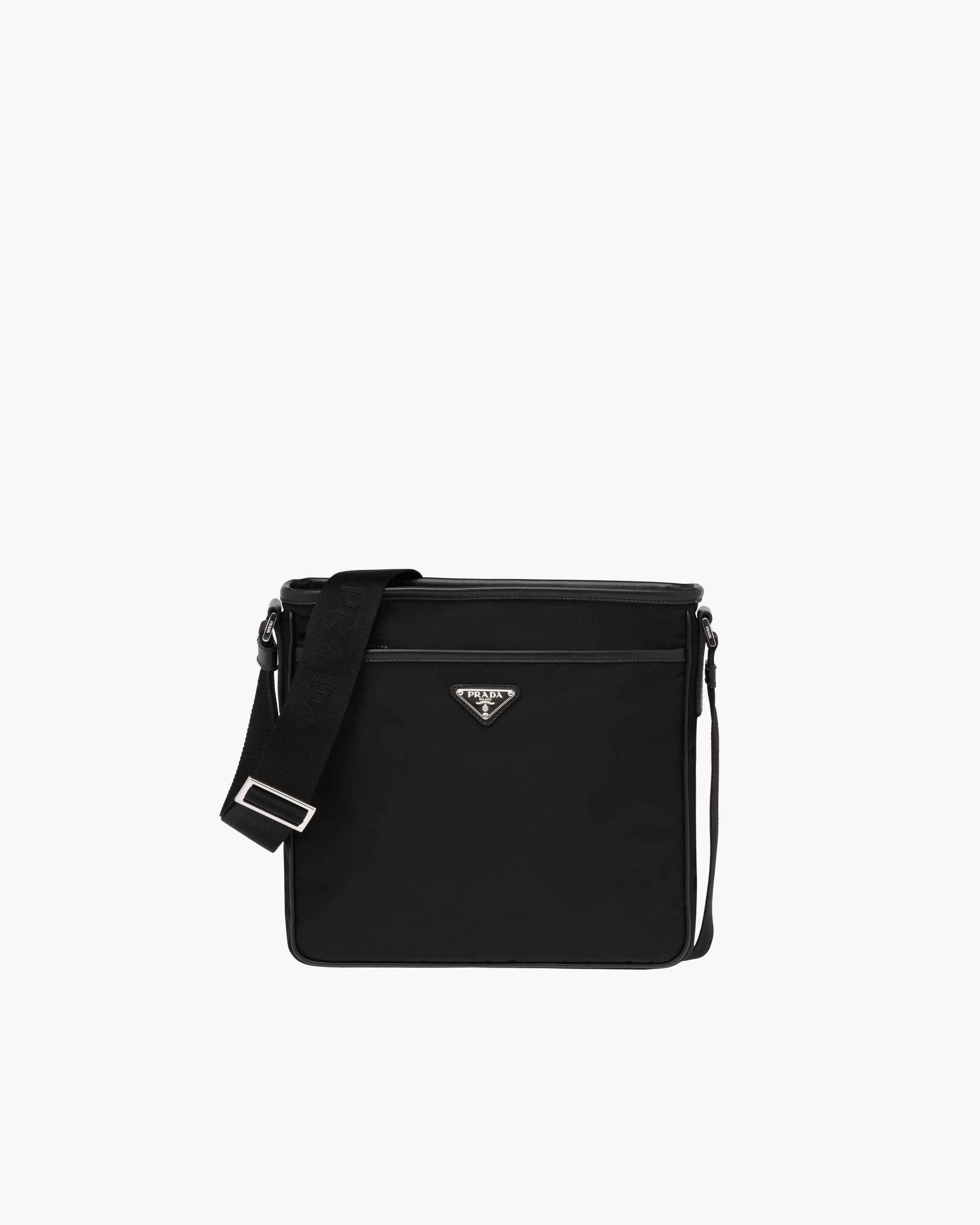 Black Nylon CrossBody Bag Prada