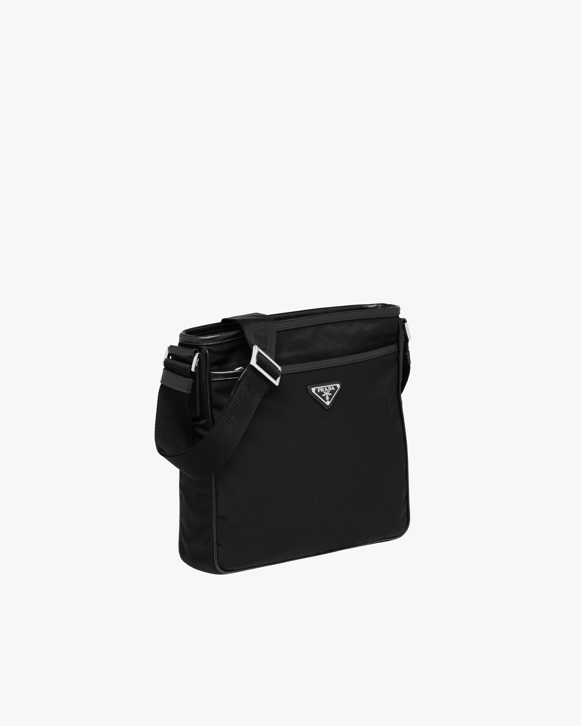 Black Nylon CrossBody Bag Prada