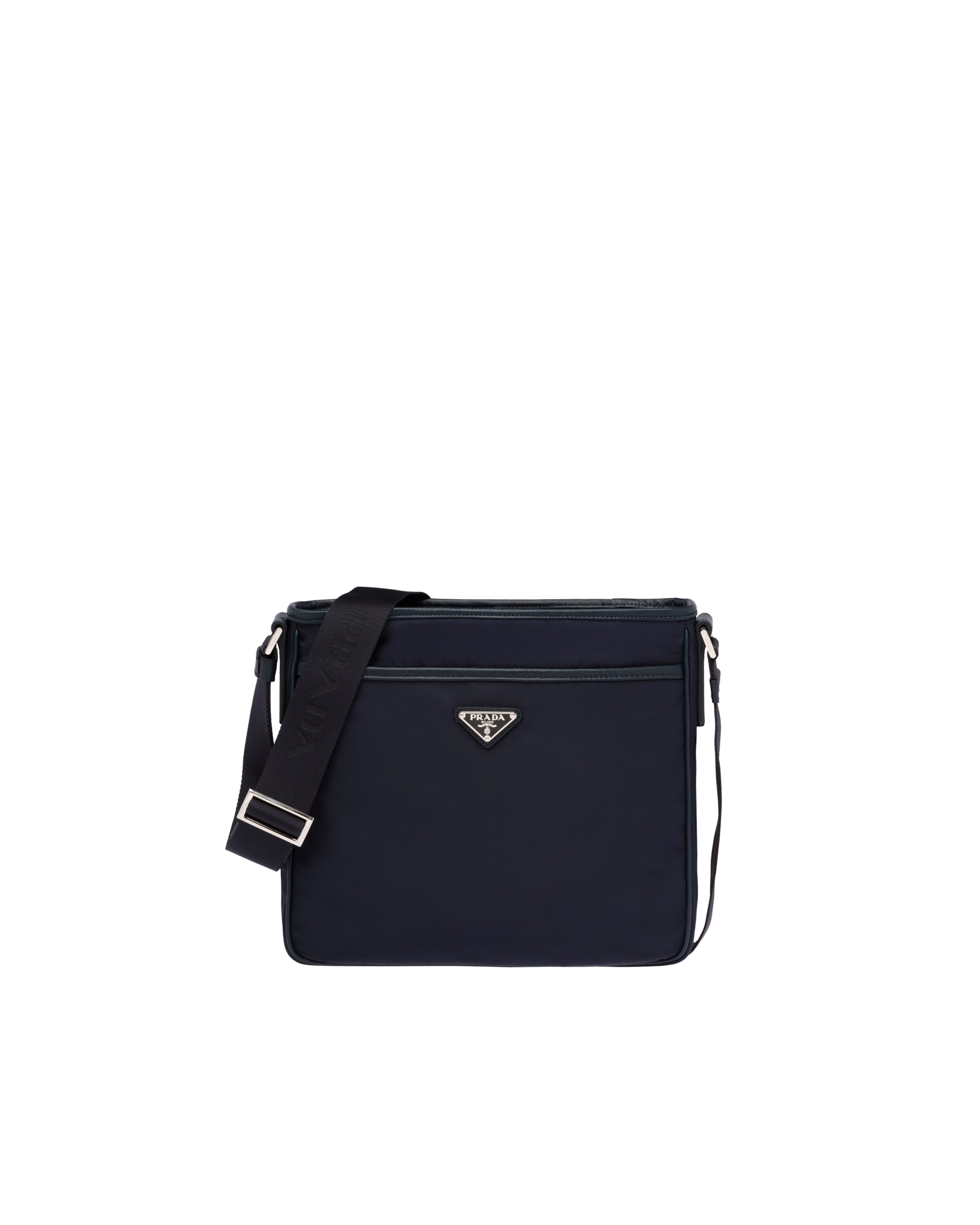 Navy Nylon CrossBody Bag Prada