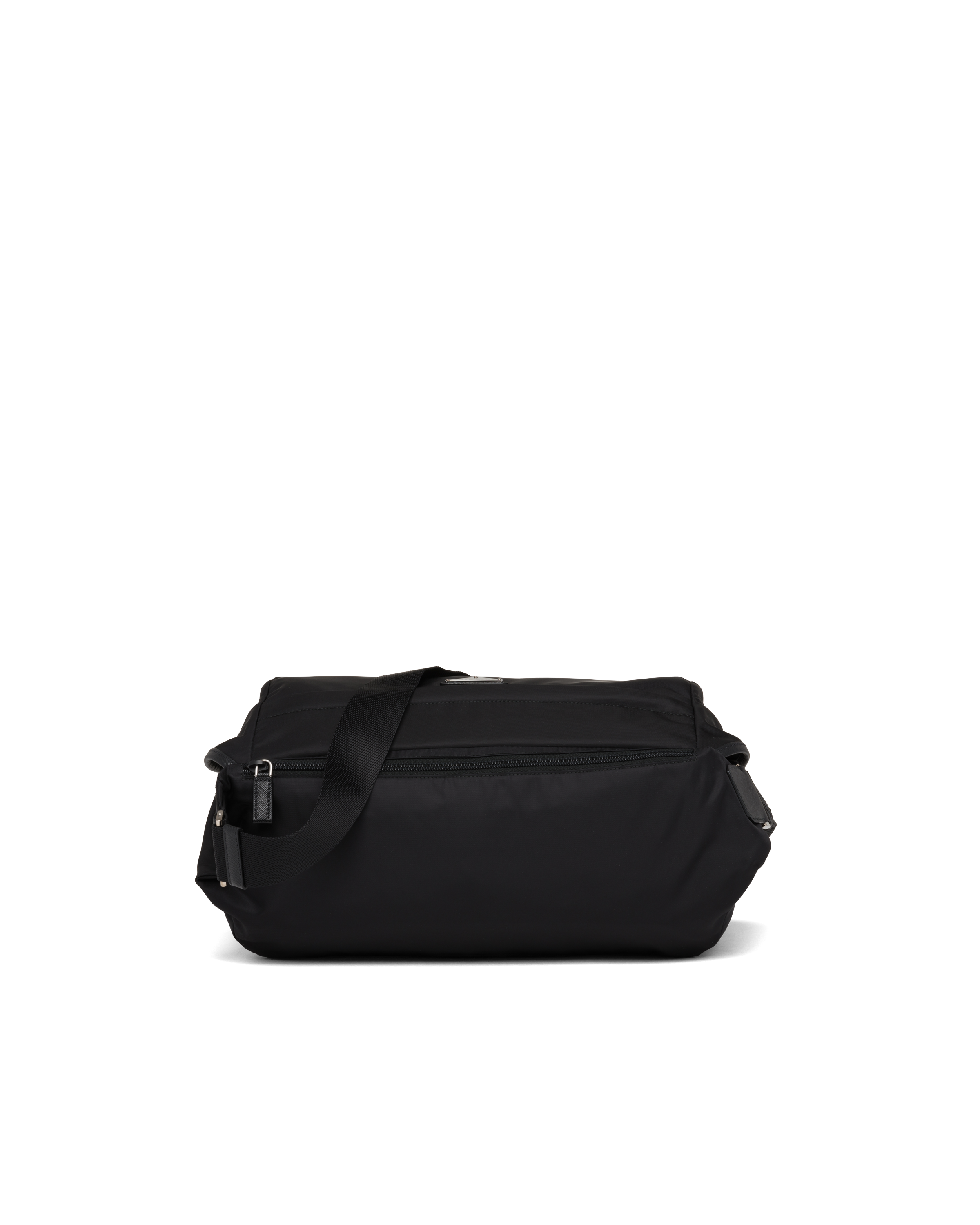 Re-Nylon and Saffiano leather shoulder bag