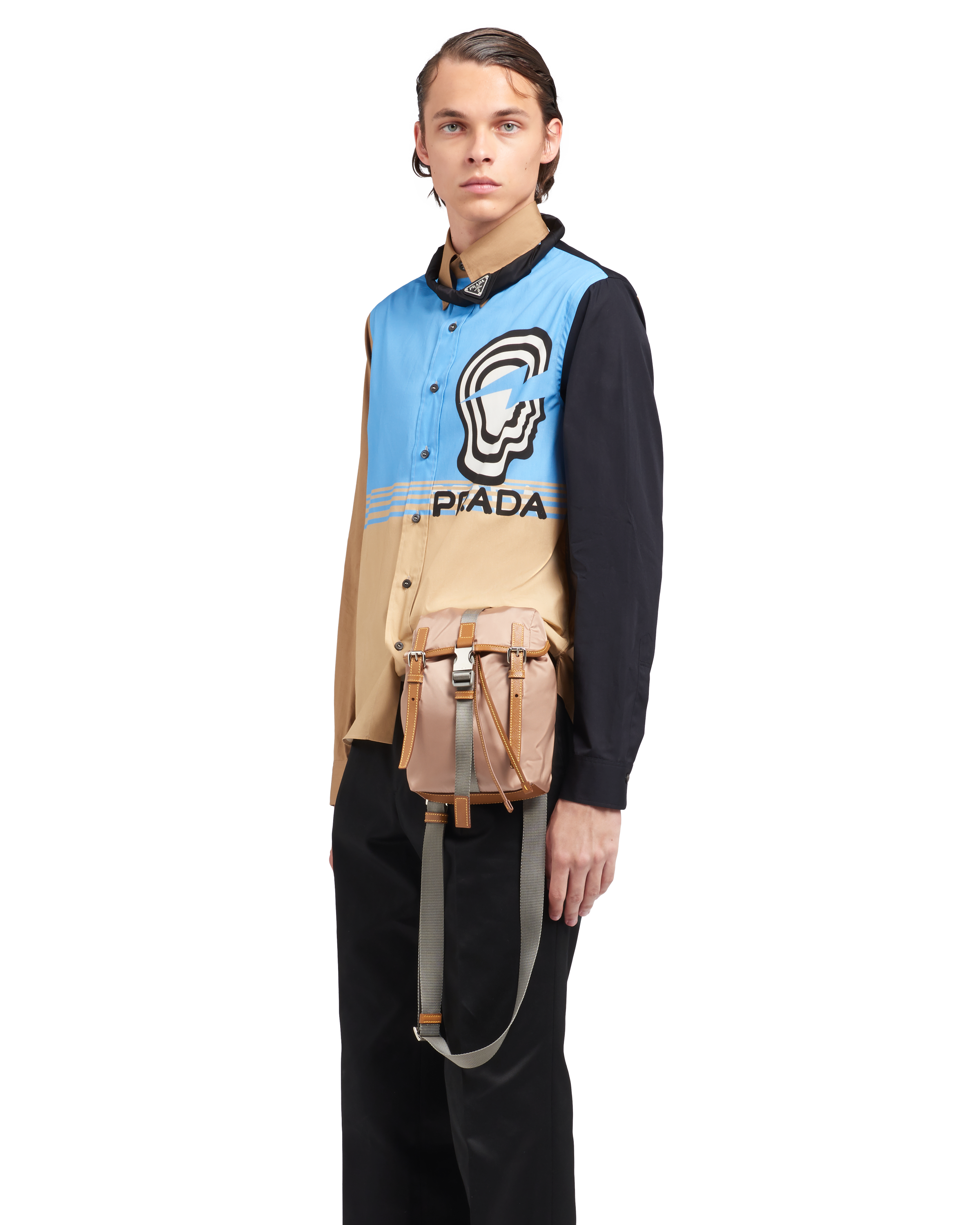 prada technical fabric belt