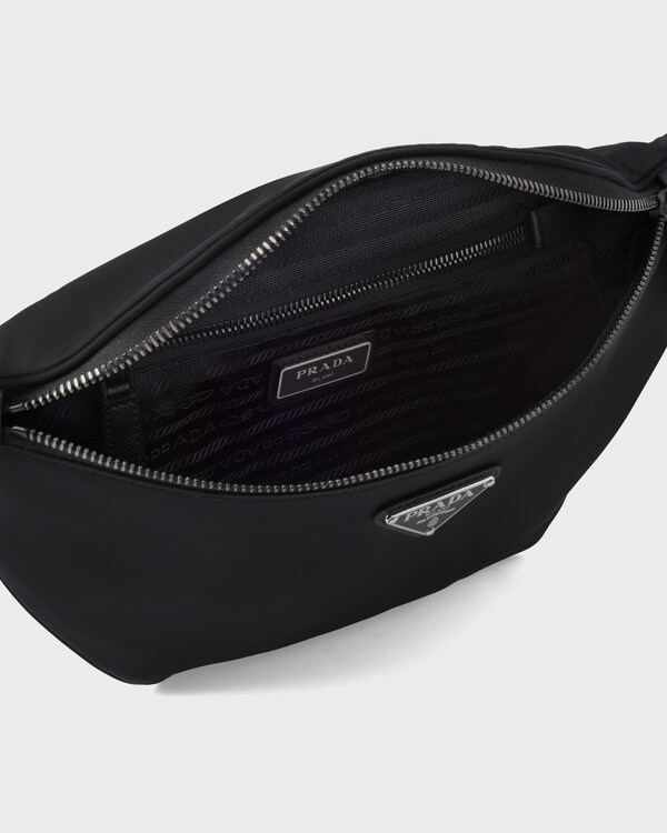 Re-Nylon and Saffiano leather belt bag Re-Nylon and Saffiano leather belt bag