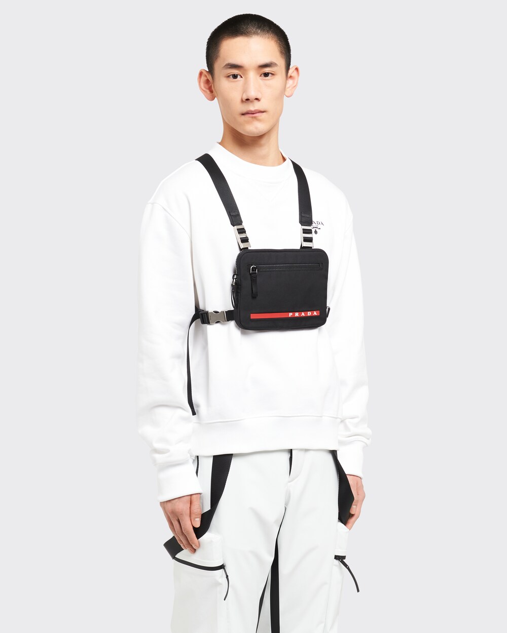 Prada fabric crossbody bag