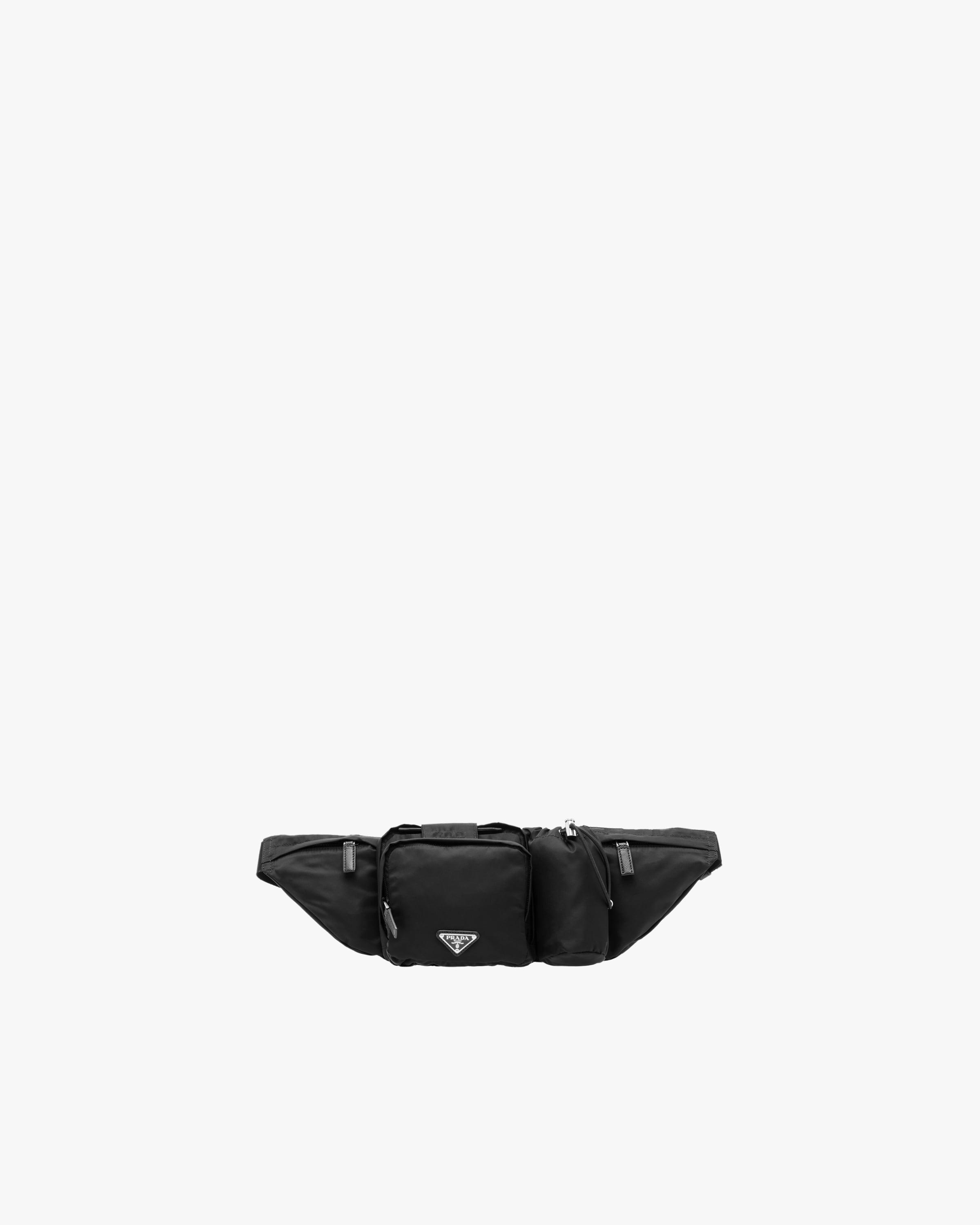 Black Nylon Belt Bag Prada