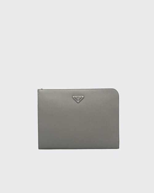 Prada Saffiano Leather Briefcase 1