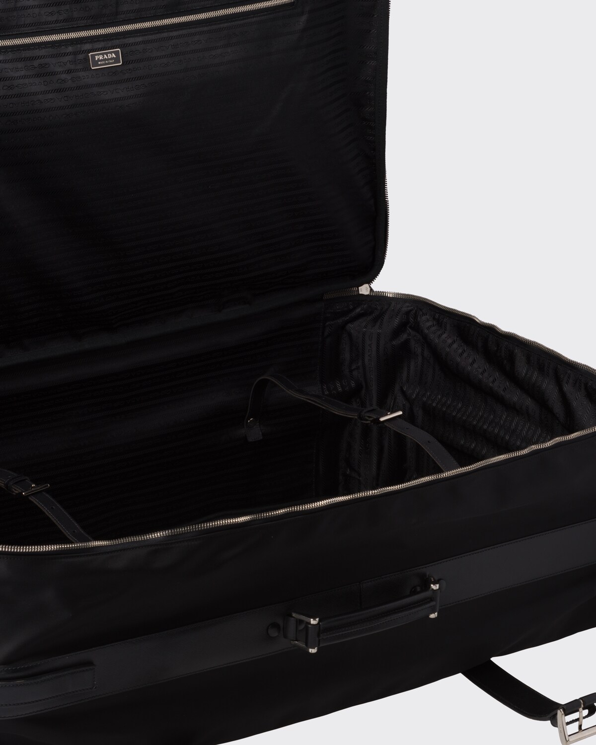 Black Nylon Semirigid Suitcase PRADA