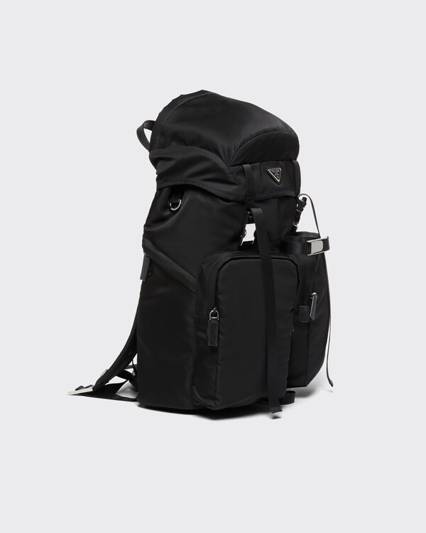 Re-Nylon and Saffiano leather backpack Re-Nylon and Saffiano leather backpack