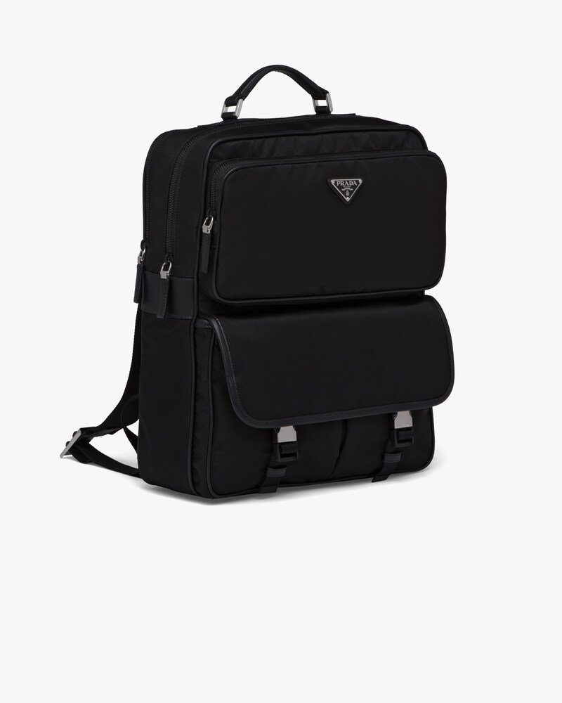 prada men's nylon backpack