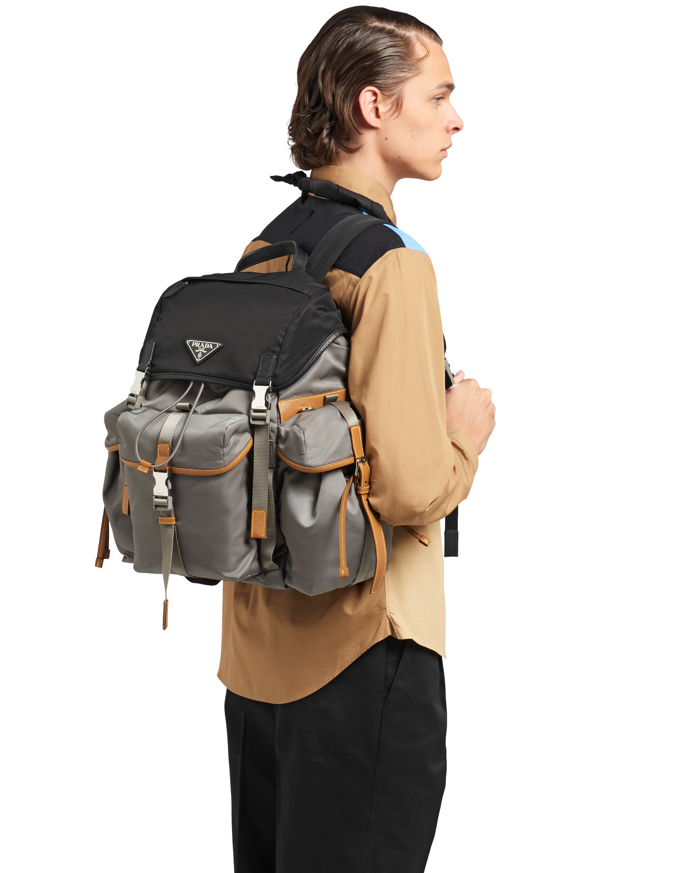 prada nylon backpack price