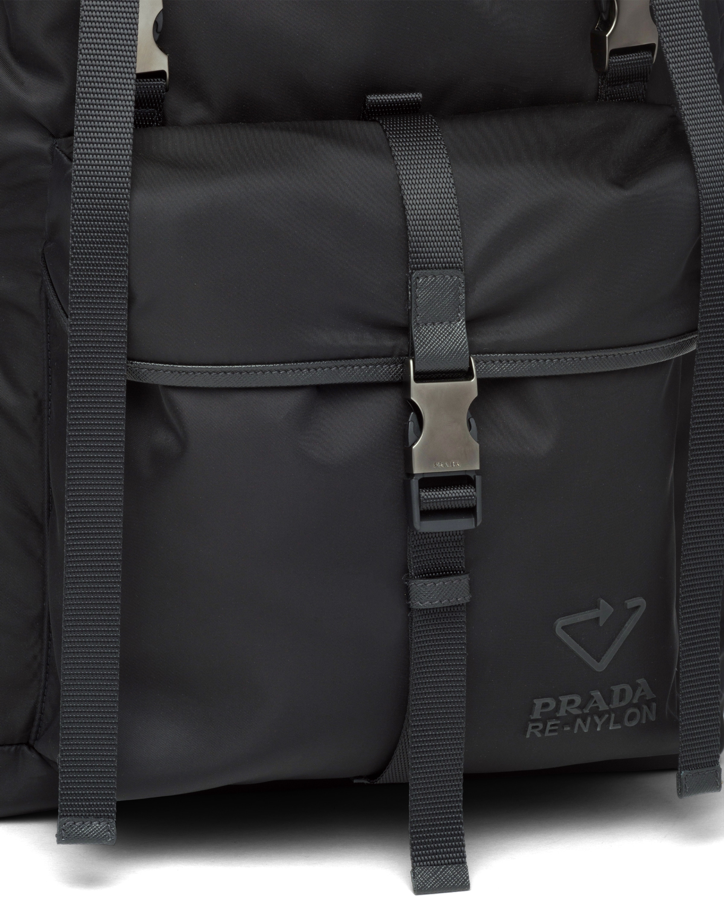 saffiano leather backpack prada