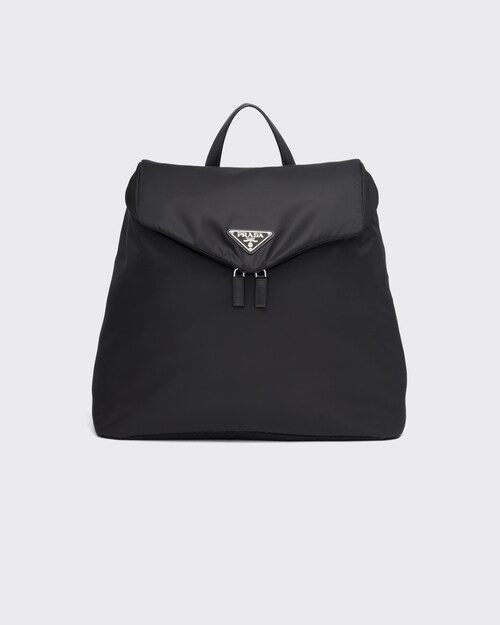 ブラック Re Nylon xレザー バックパック | Prada