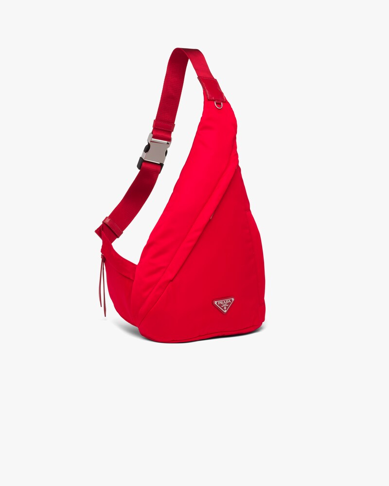 prada nylon one shoulder backpack