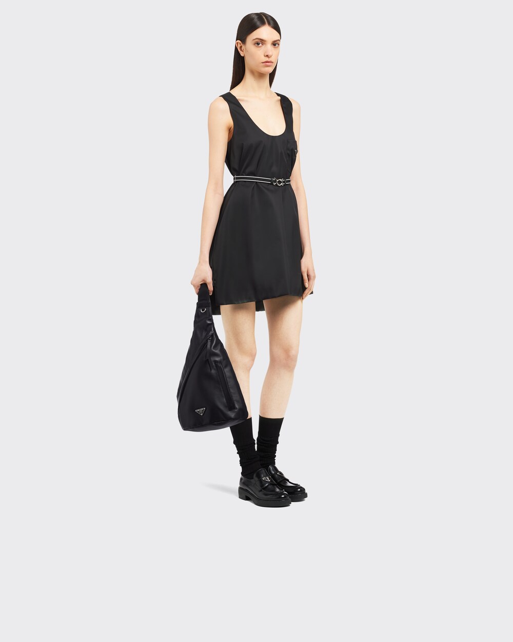 Black Leather backpack | Prada
