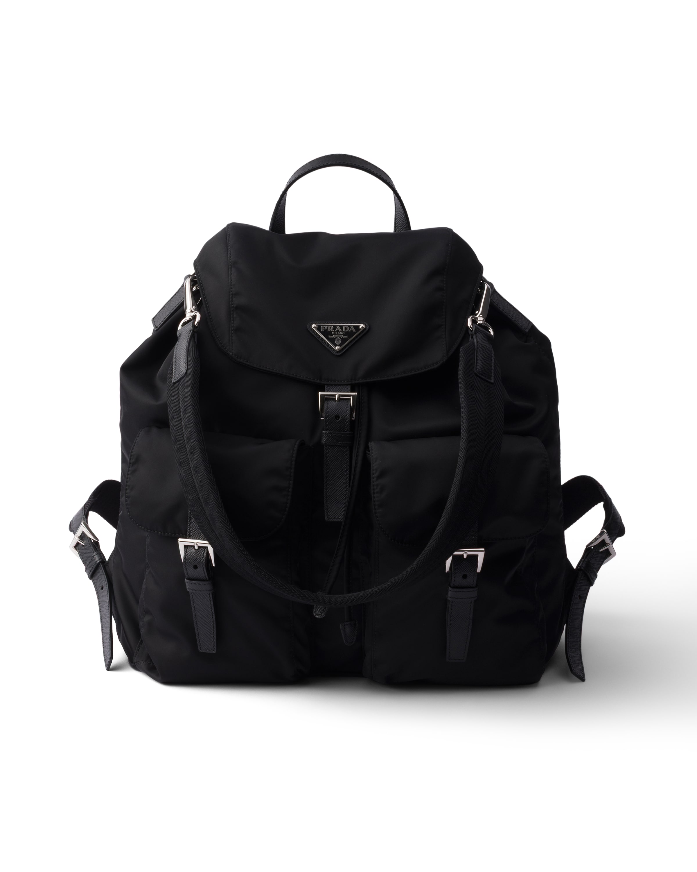 Prada Re-nylon Backpack, Man, Black