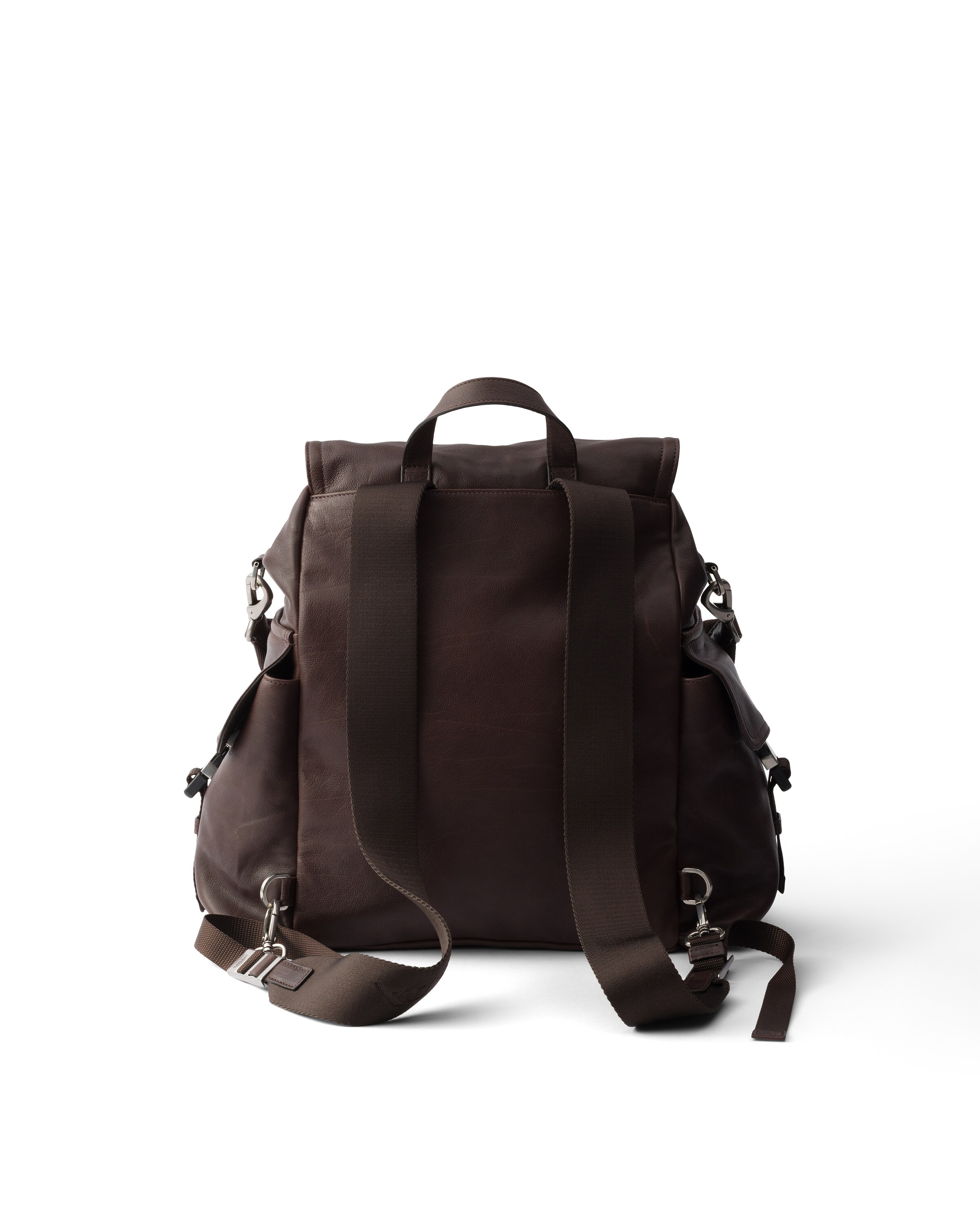 Prada Explore Leather Backpack