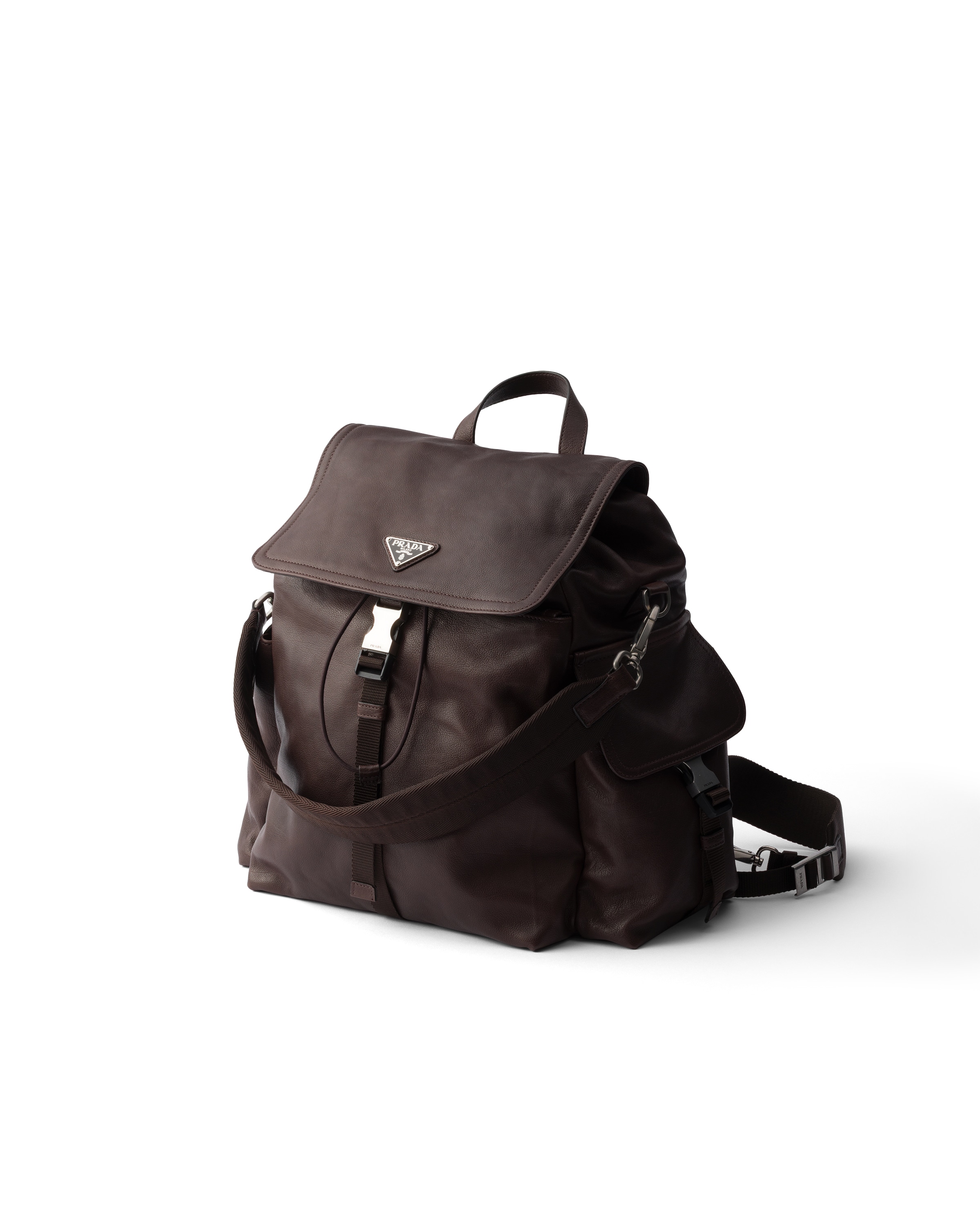 Prada Explore Leather Backpack