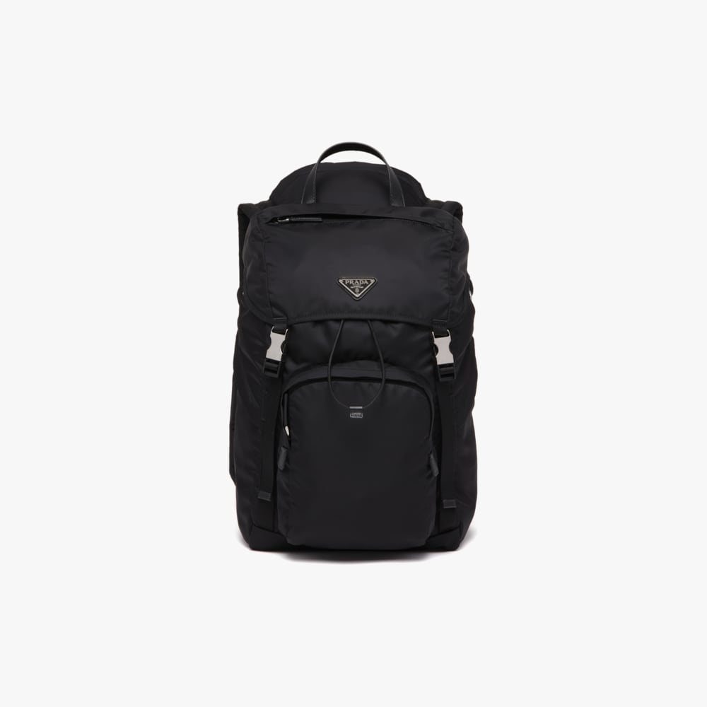 prada leather backpack
